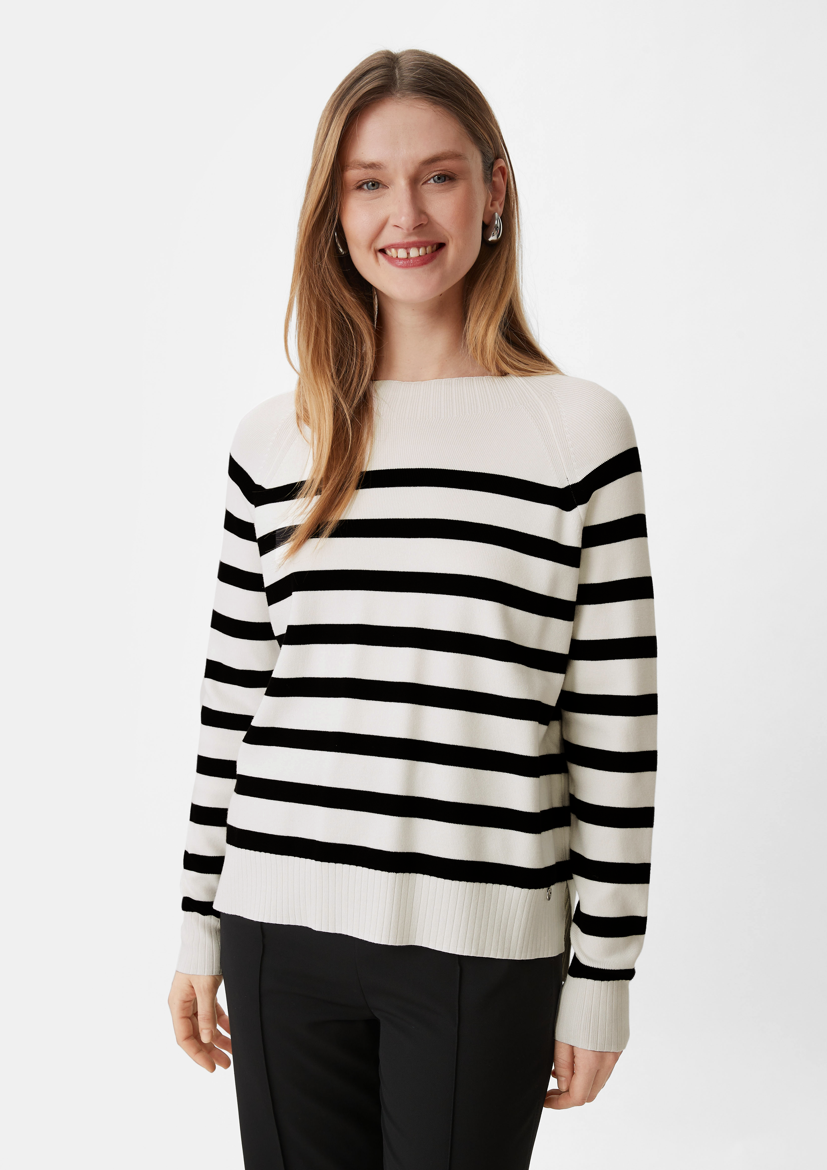Pinstripe Light Knit Jumper main image 1