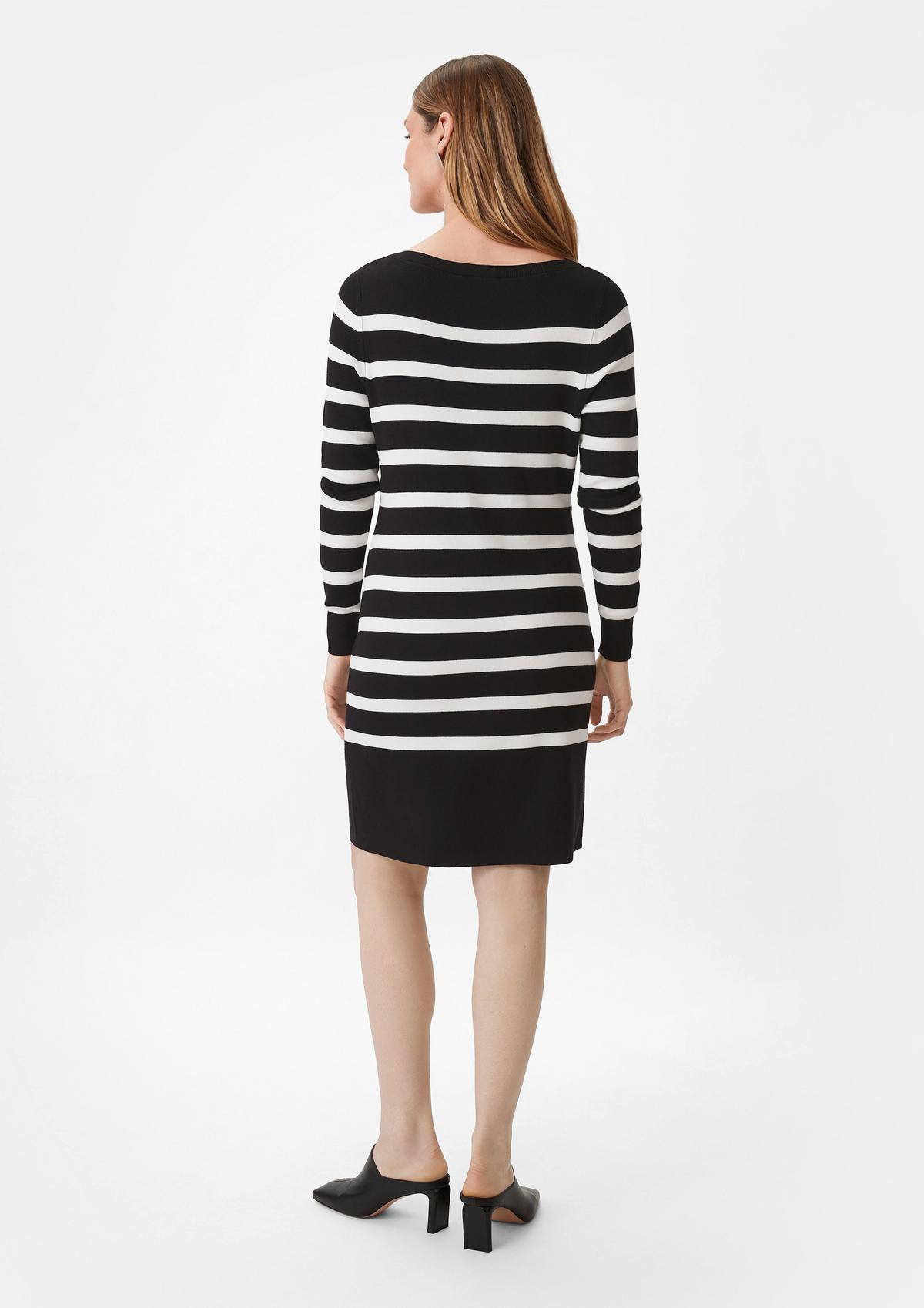 comma Striped fine knit dress