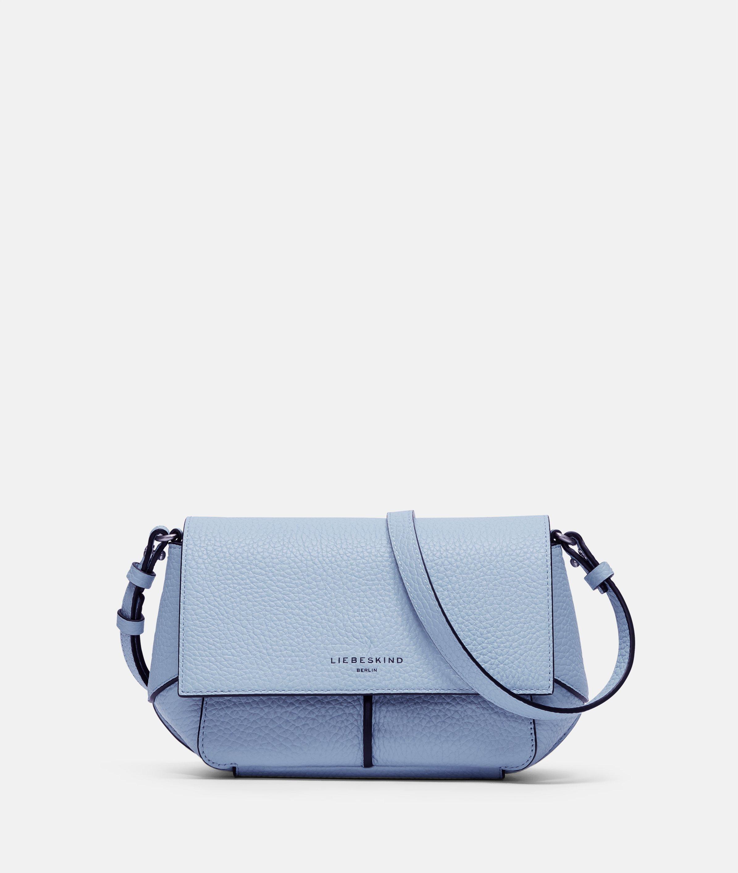 Liebeskind Berlin - Crossbody-Bag aus Rindsleder -  blau