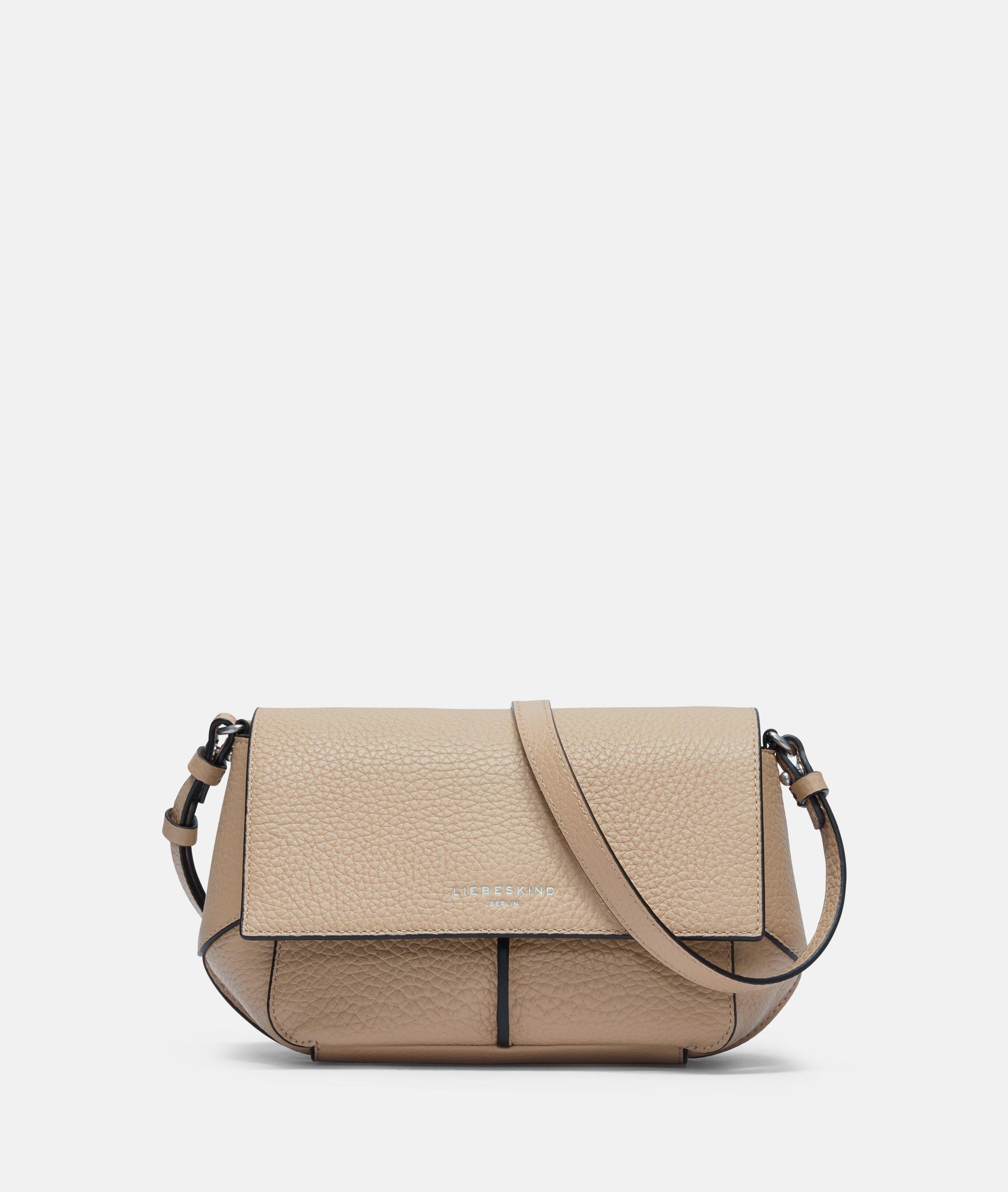 Liebeskind Berlin - Crossbody-Bag aus Rindsleder -  Beige