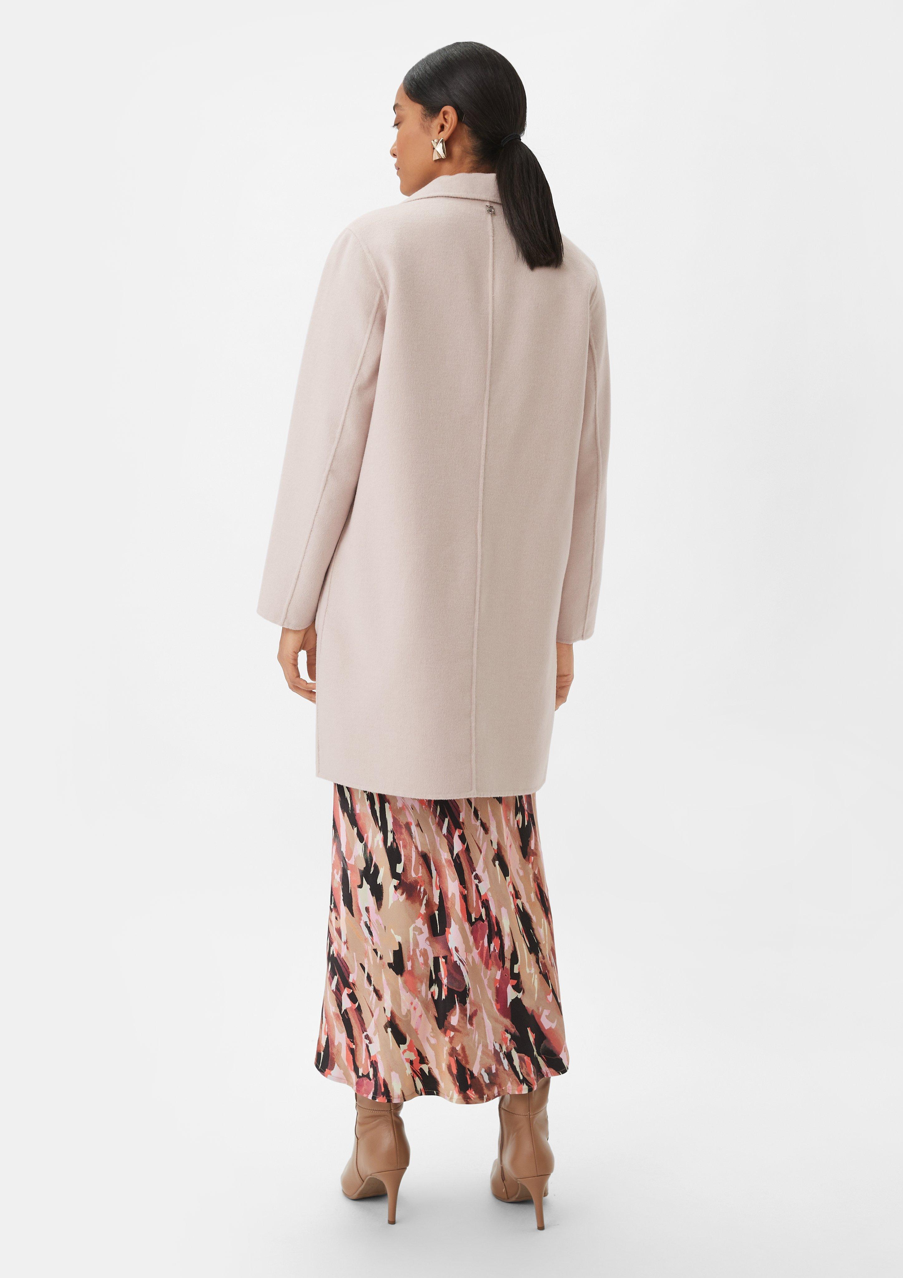 Coat in a loose fit - light beige | Comma Coat in a loose fit - light beige | Comma