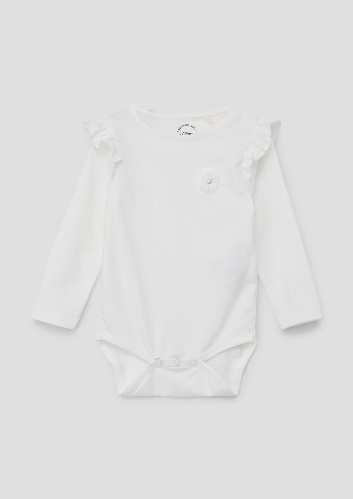 s.Oliver Blouse bodysuit with chiffon frills