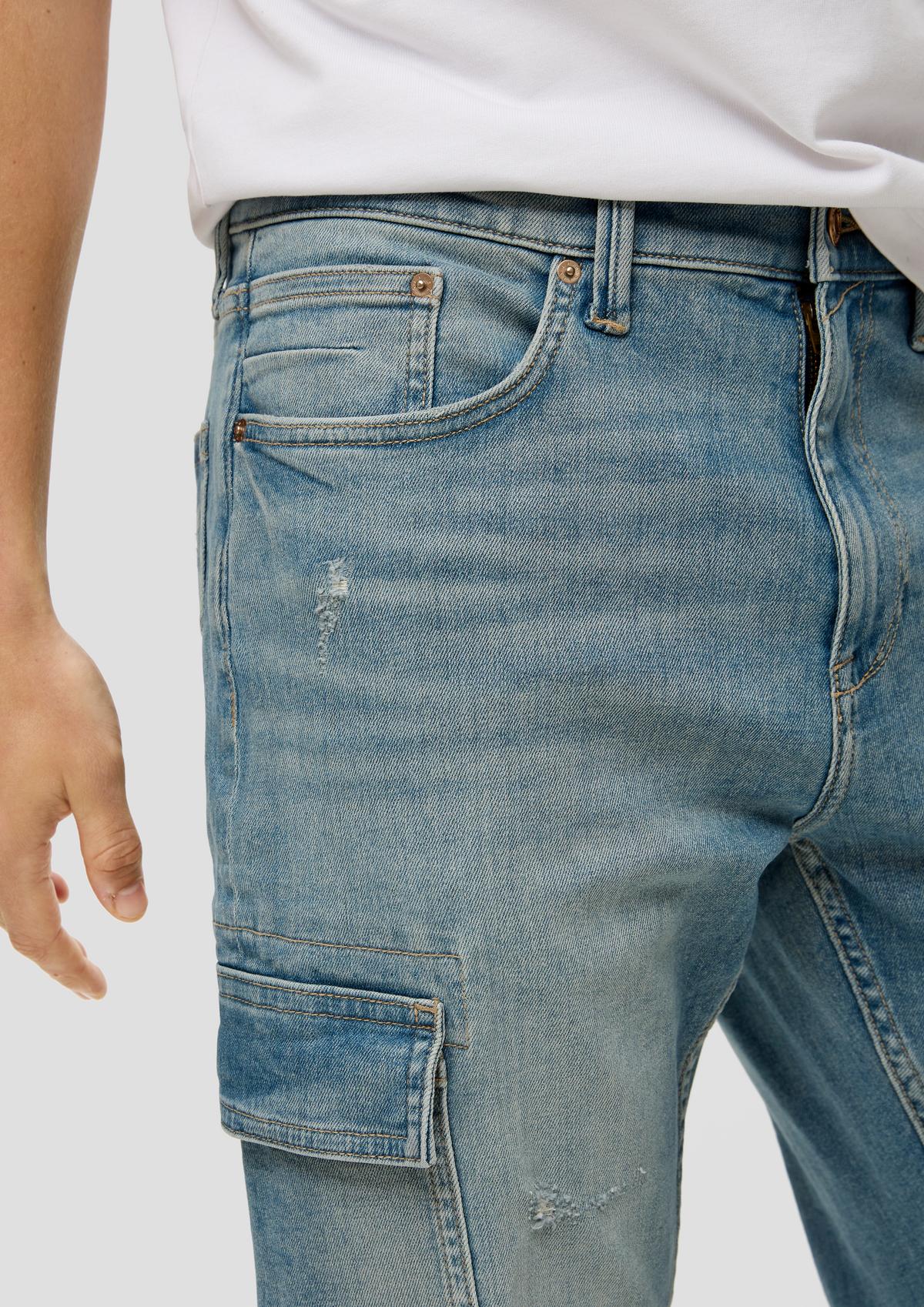 s.Oliver Jeans hlače Scube/kroj Relaxed Fit/High Rise/ravne hlačnice