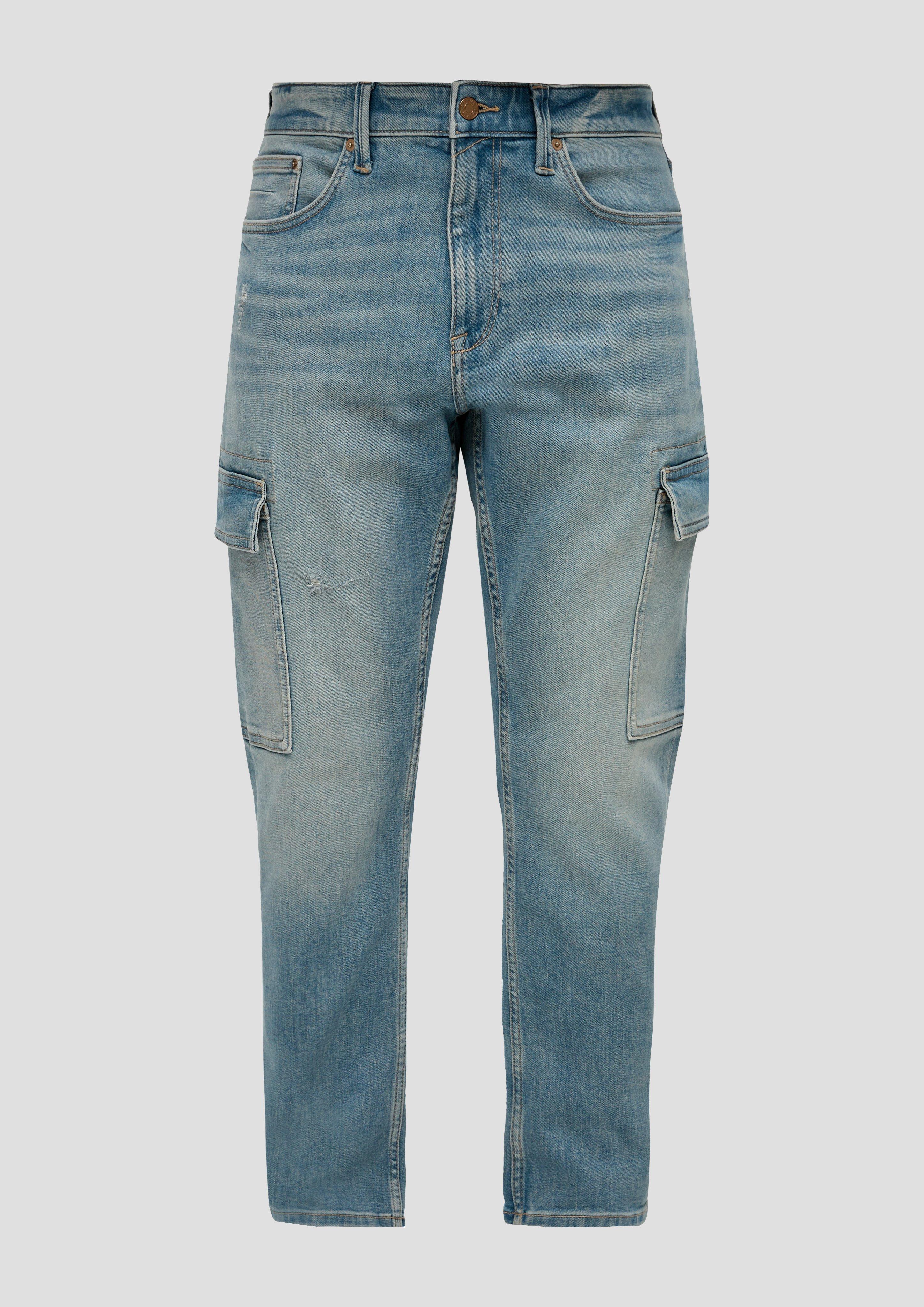 s.Oliver - Jeans Scube / Relaxed Fit / High Rise / Straight Leg, Herren, blau