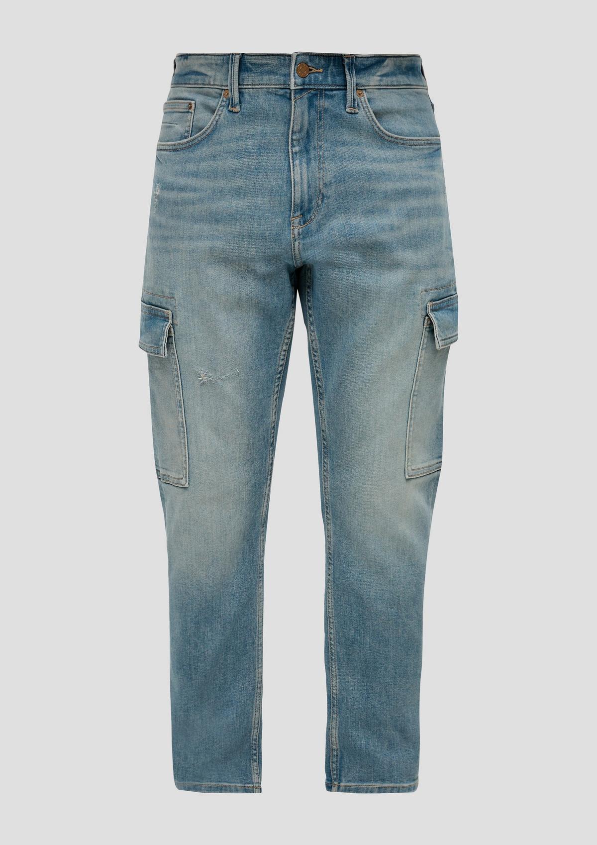 s.Oliver Jeans hlače Scube/kroj Relaxed Fit/High Rise/ravne hlačnice