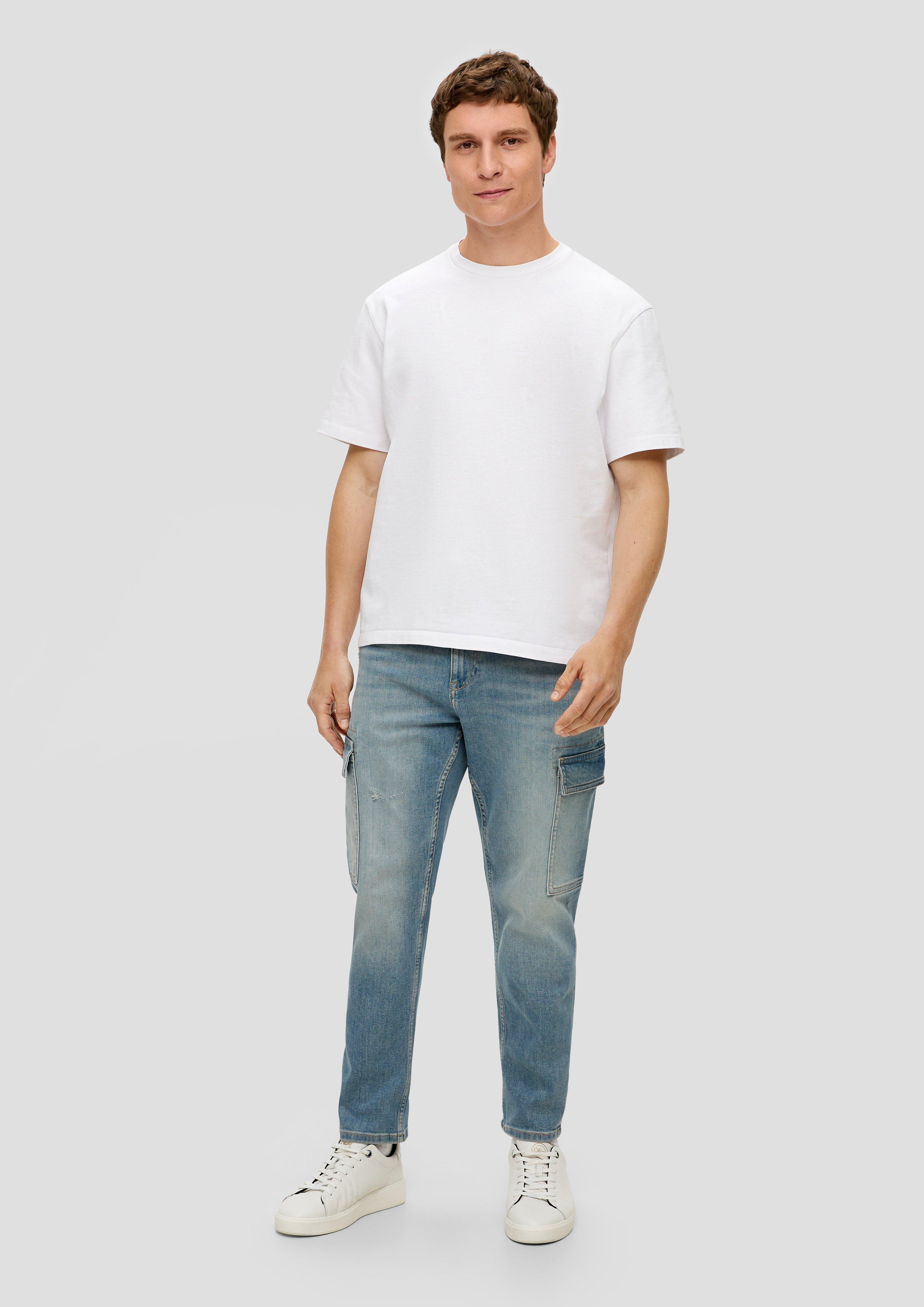 Scube jeans / relaxed fit / high rise / straight leg - blue | s.Oliver