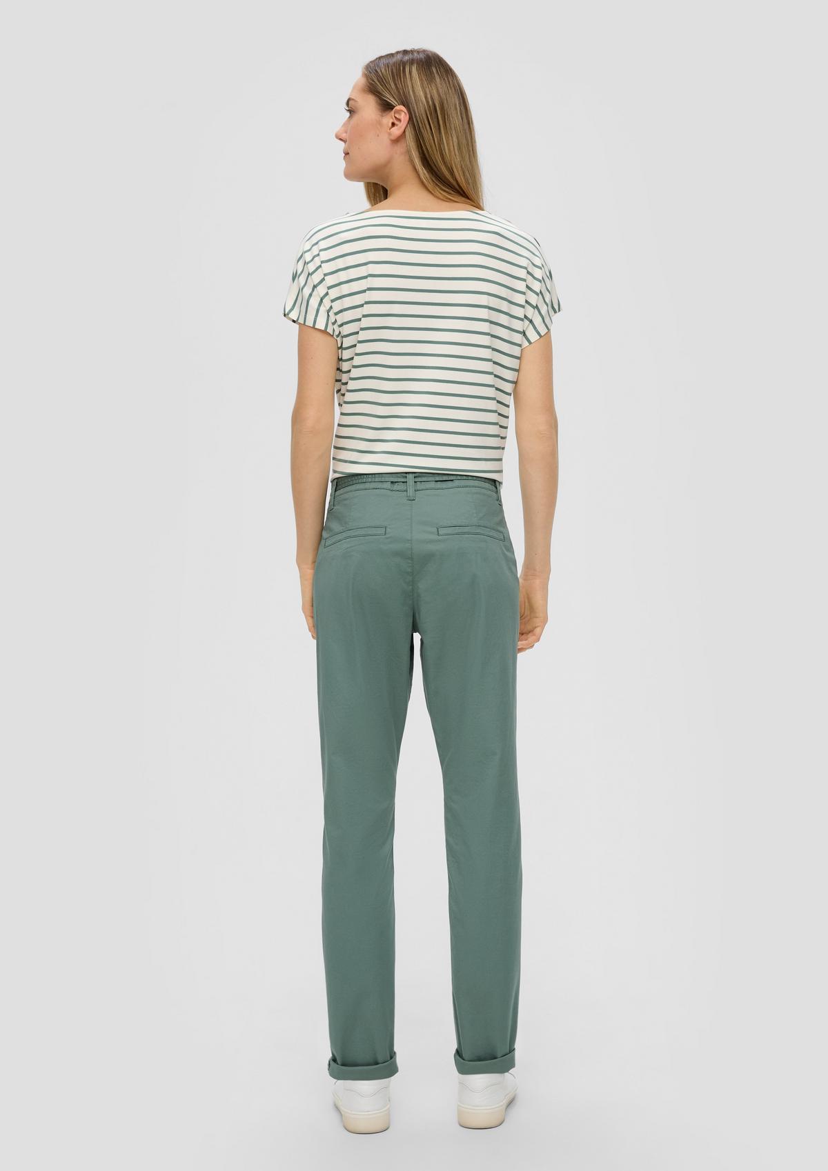 s.Oliver Regular fit: chinos with a belt