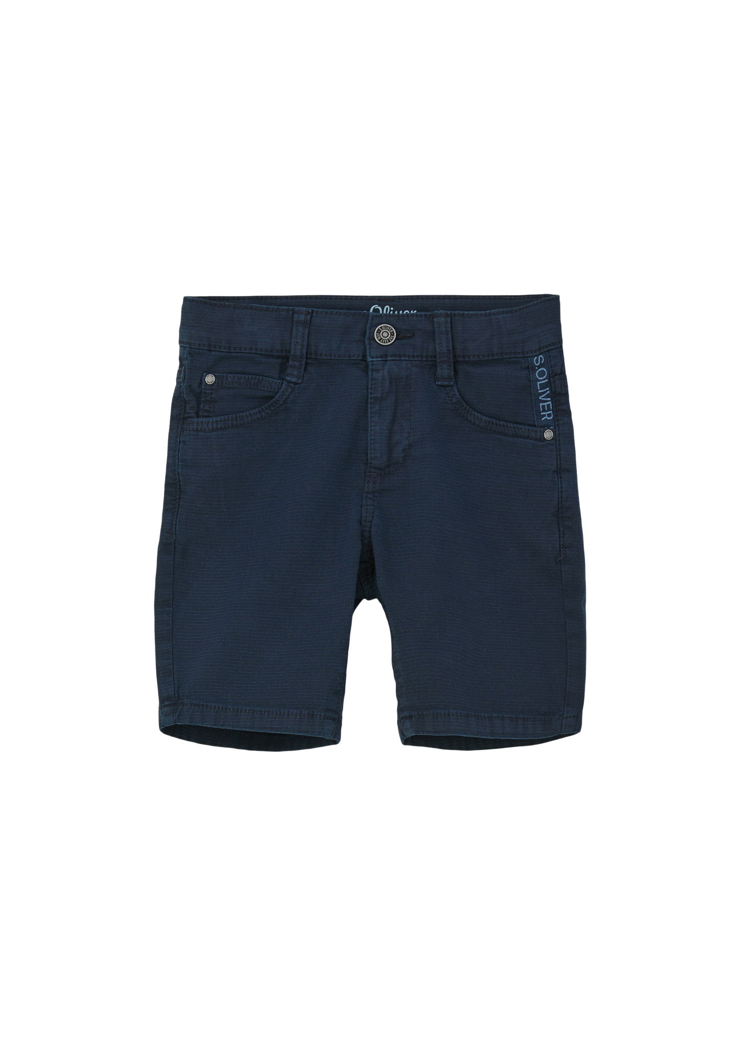 s.Oliver - Bermuda-Jeans Brad / Slim Fit / Mid Rise / Slim Leg, Kinder, blau