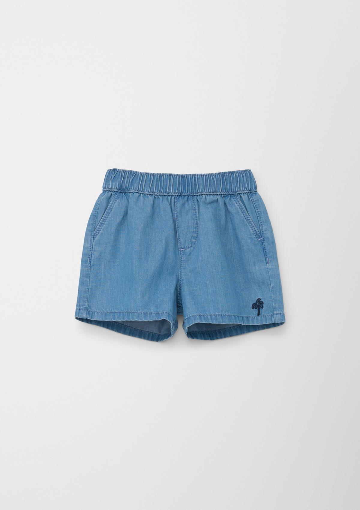 s.Oliver Denim shorts with a vintage effect
