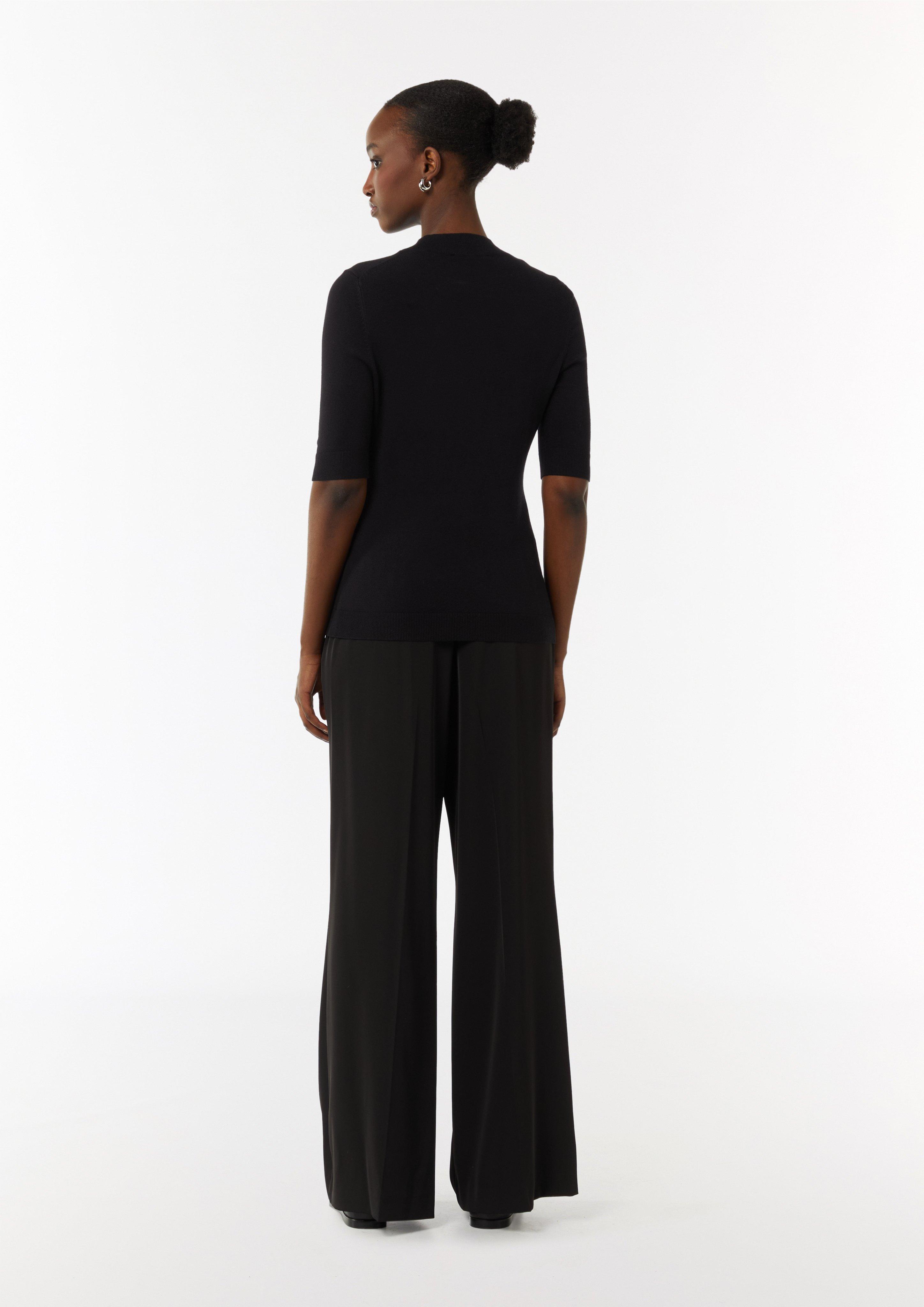 Knitted pullover in 9999 & 0120