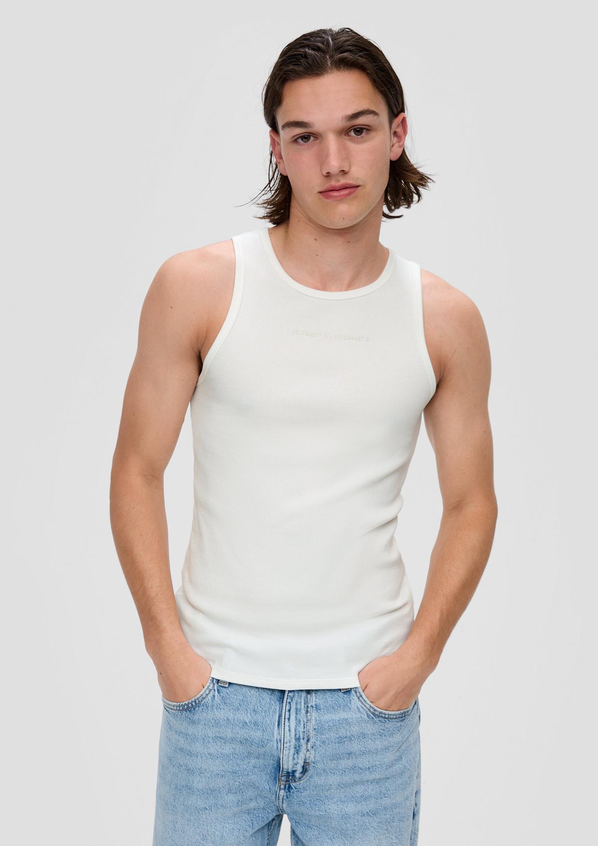 s.Oliver Ribbed tank top