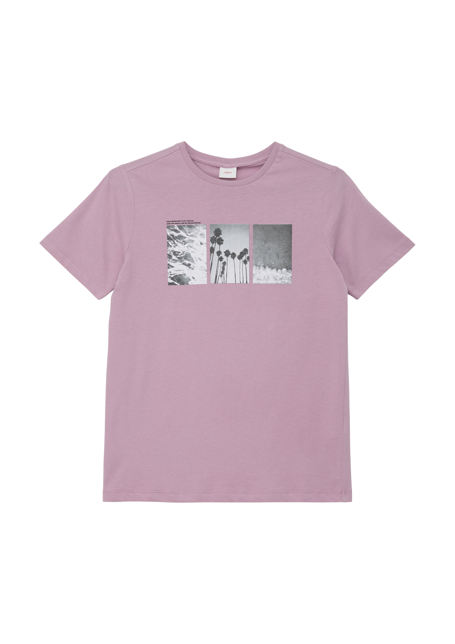 s.Oliver - T-Shirt mit Fotoprint, Jungen, lila