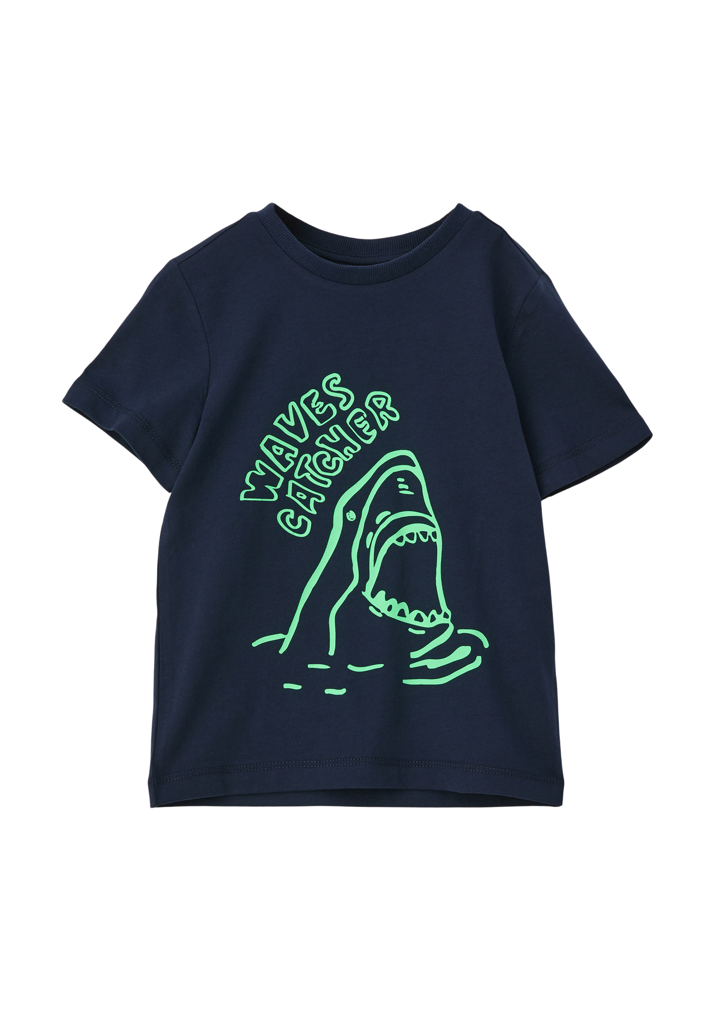 s.Oliver - T-Shirt mit Frontprint, Kinder, blau