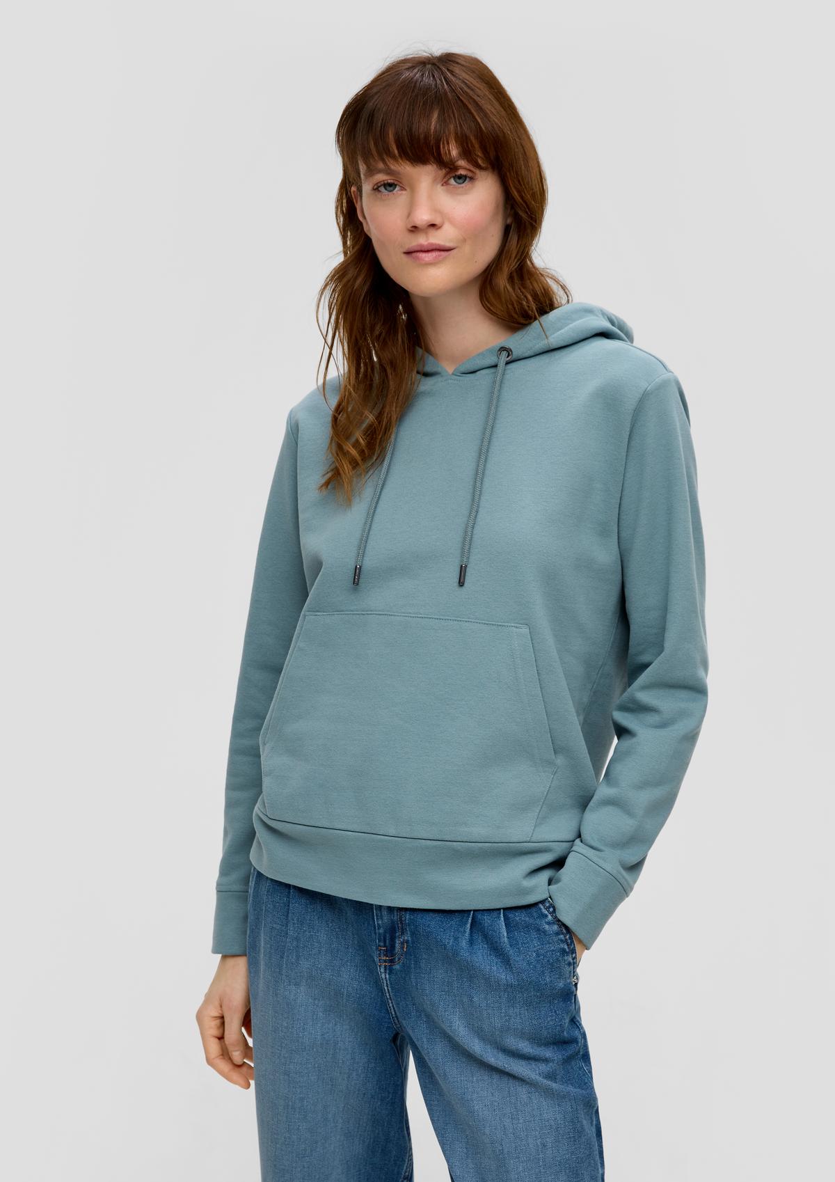 s.Oliver Hooded sweatshirt made of a cotton blend