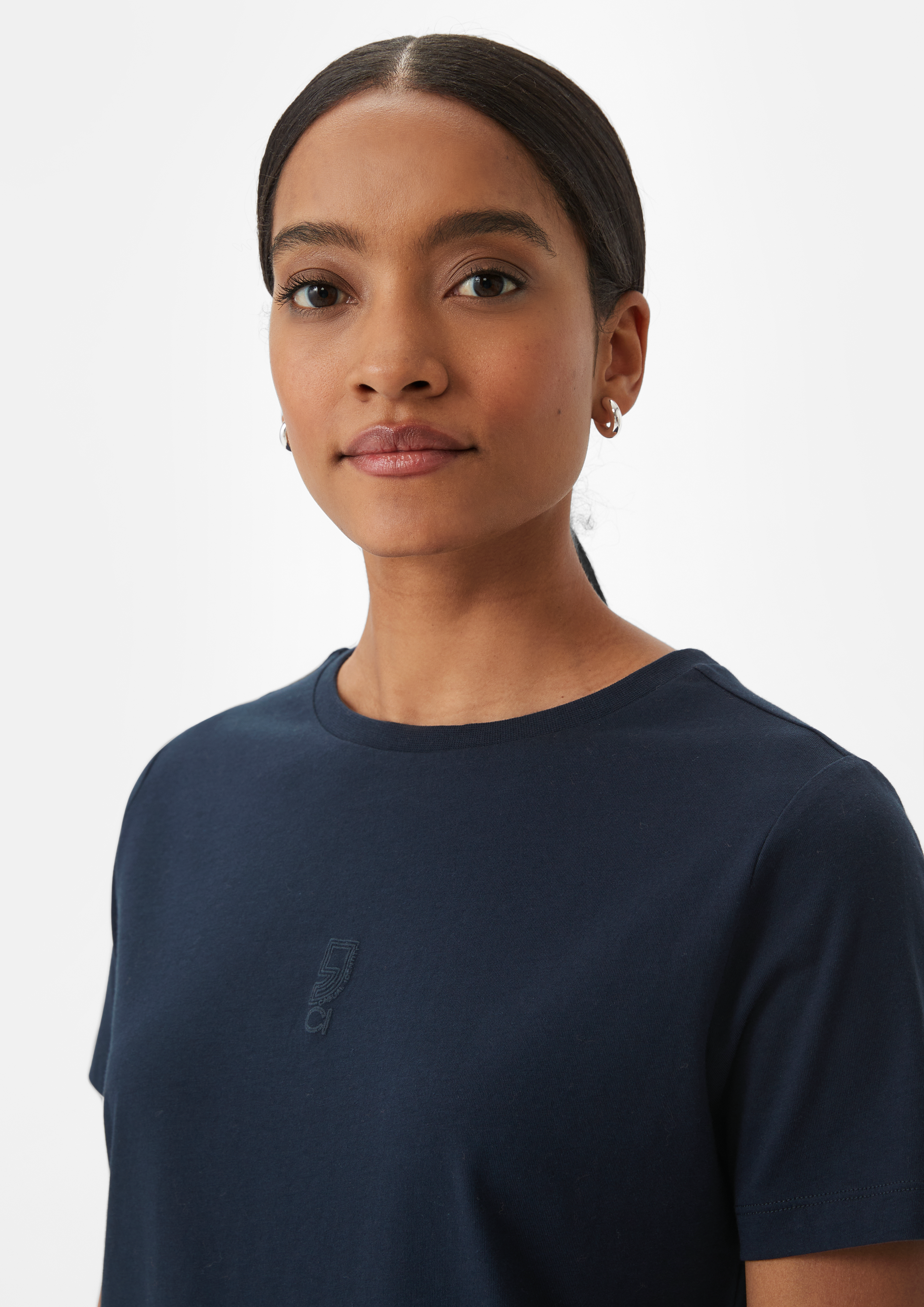 T-shirt with front print - Blue | SCAYLE
