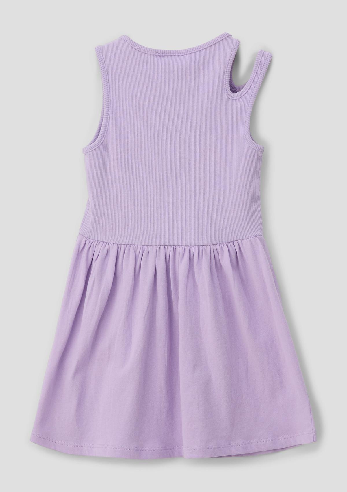s.Oliver Sleeveless dress with a ribbed texture