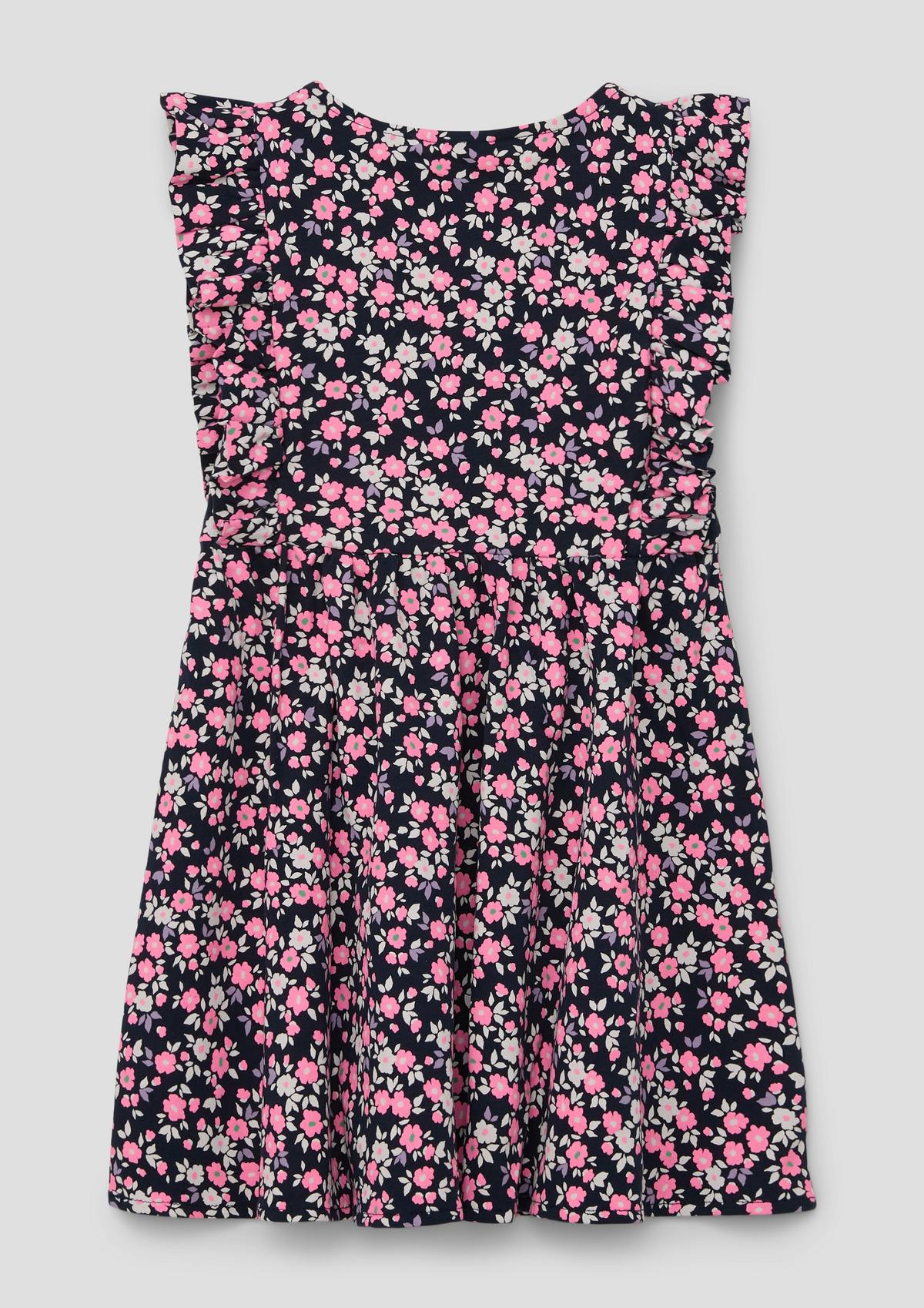 s.Oliver Dress with an all-over floral print