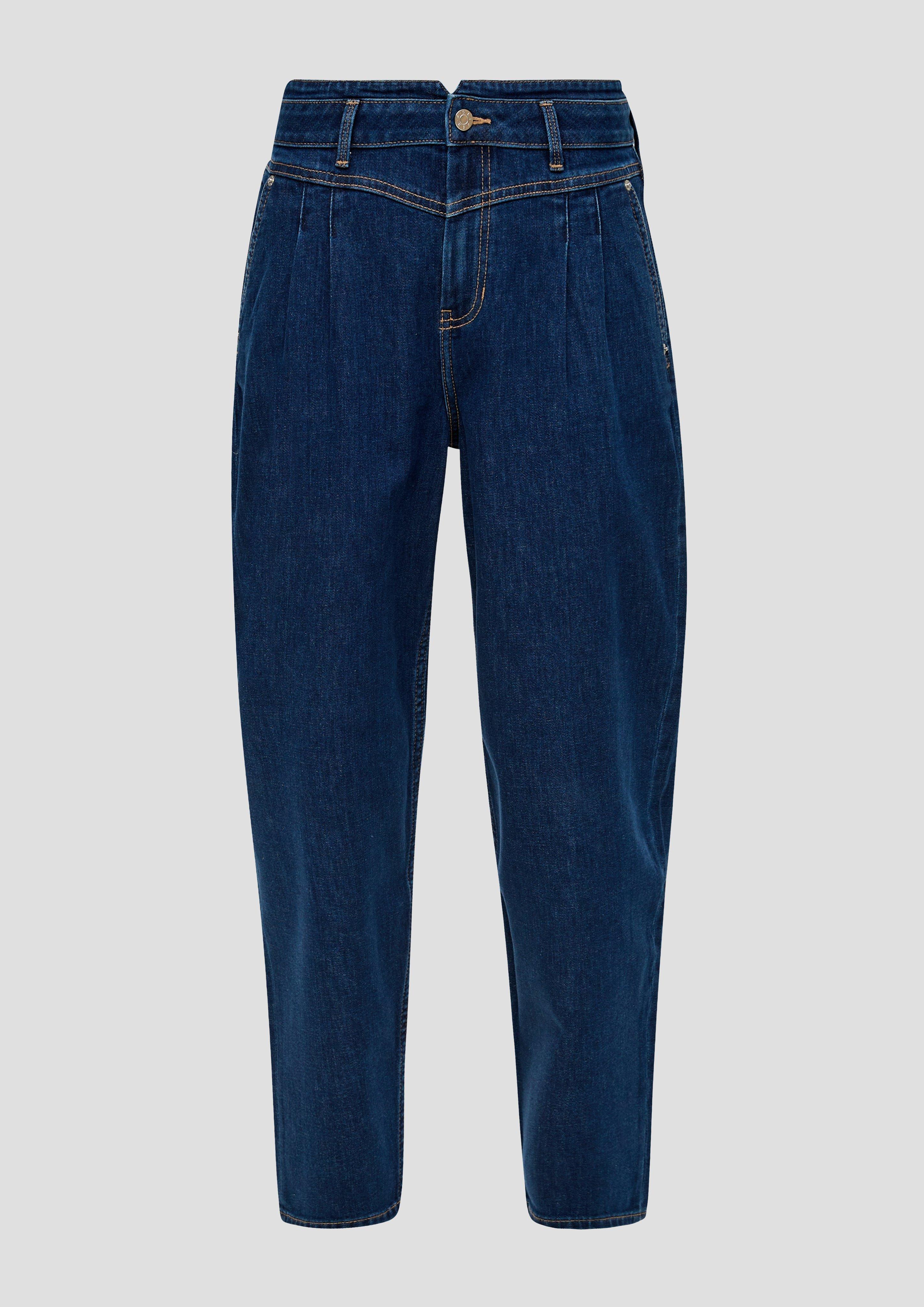 s.Oliver Ankle Jeans / Regular Fit / High Rise / Barrel Leg