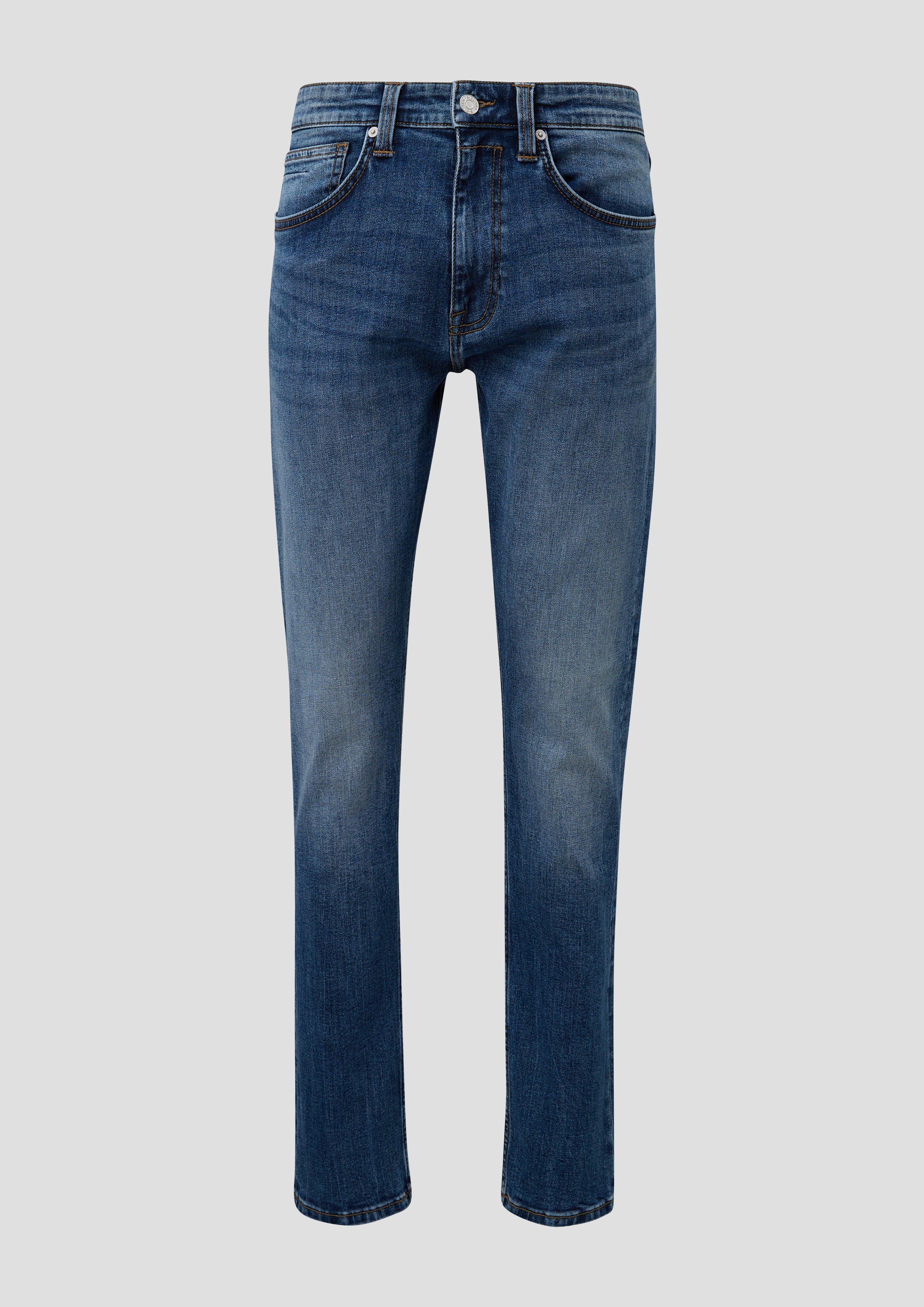 s.Oliver - Jeans Mauro / Regular Fit / High Rise / Tapered Leg, Herren, blau