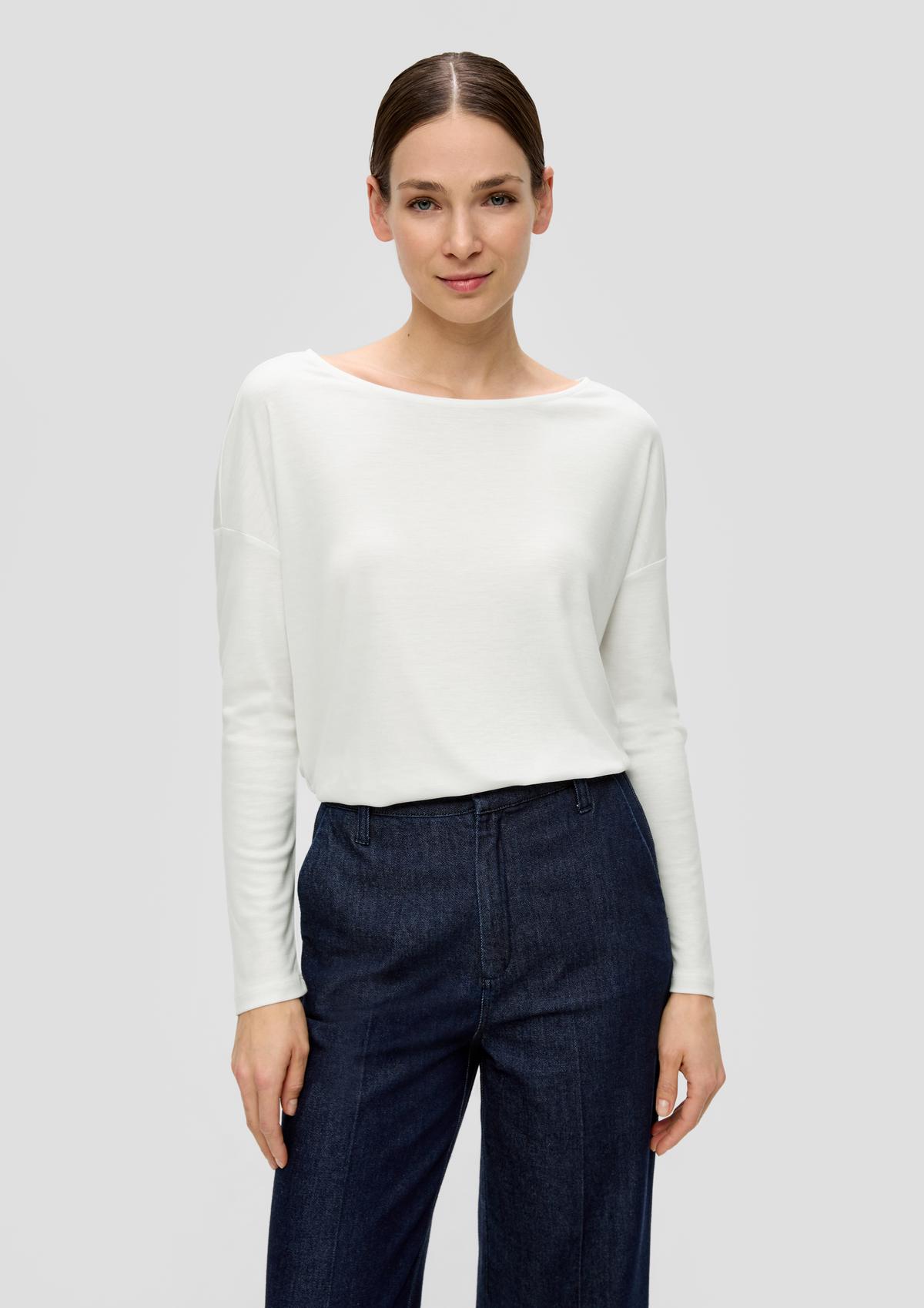 s.Oliver Long sleeve top with dropped shoulders