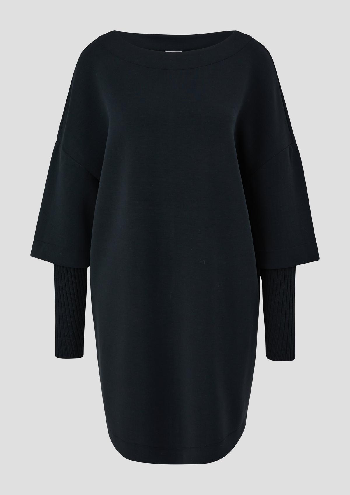 s.Oliver Loosely cut dress made of scuba sweatshirt fabric