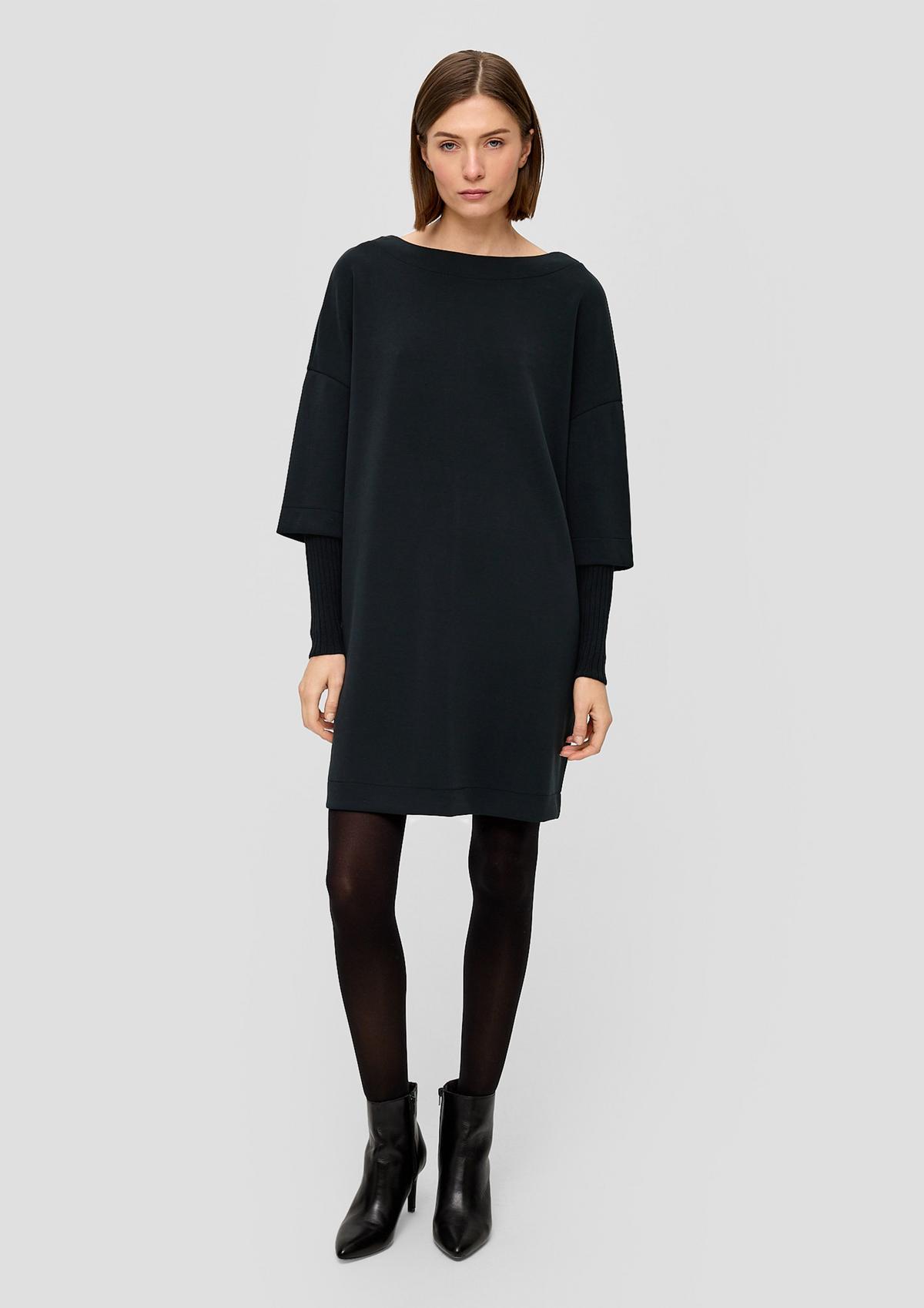 s.Oliver Loosely cut dress made of scuba sweatshirt fabric