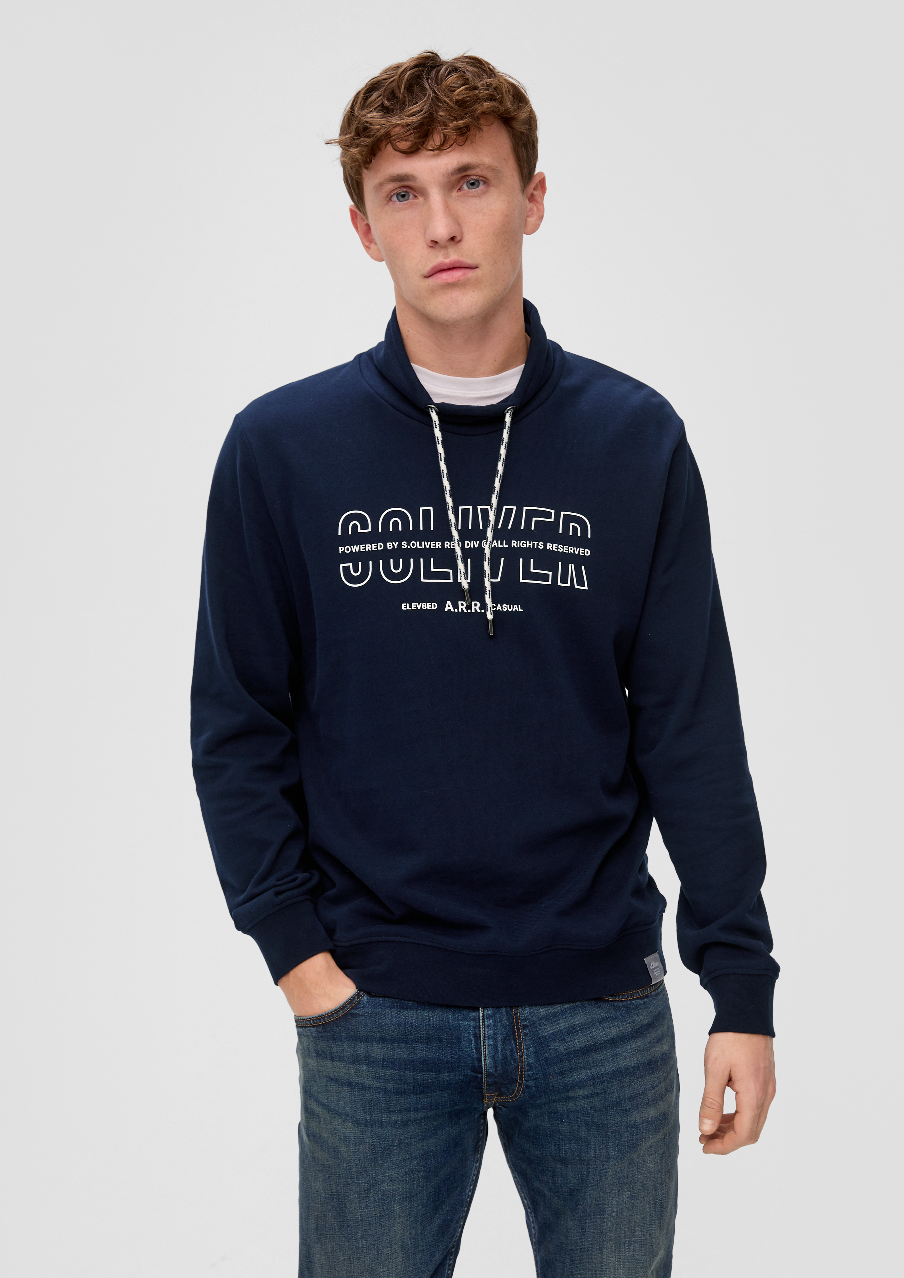 S.Oliver Sweatshirt mit Logo-Print