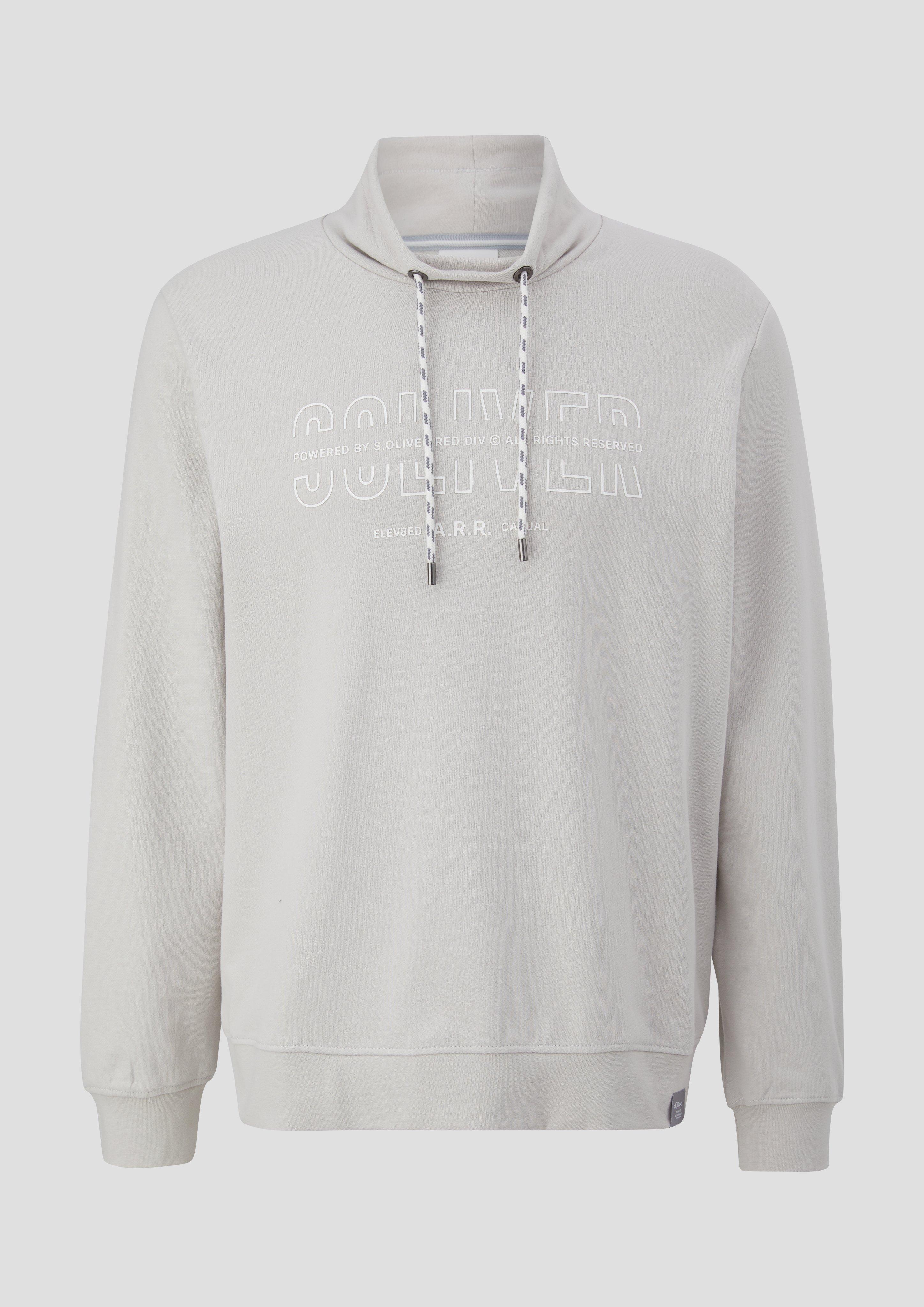 s.Oliver Sweatshirt mit Logo-Print