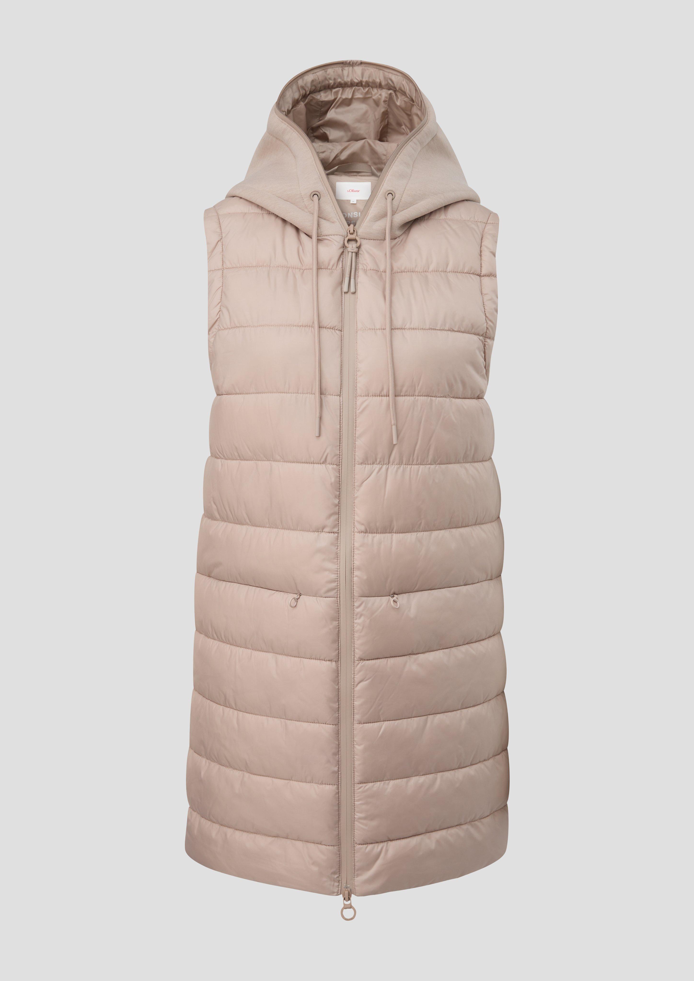 s.Oliver Steppweste mit Kapuze