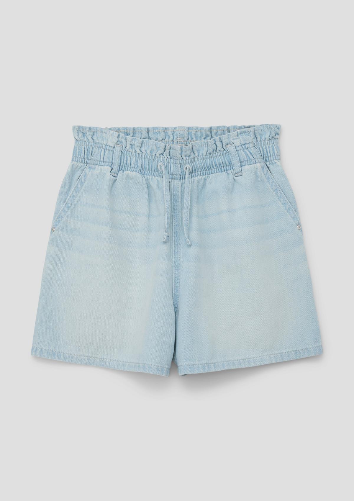 s.Oliver Loose fit: Denim shorts with fixed turn-ups
