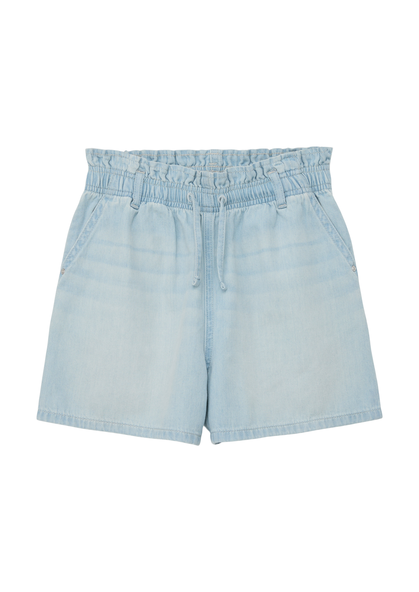 s.Oliver - Jeans-Shorts / Loose Fit / High Rise / Wide Leg, Mädchen, blau