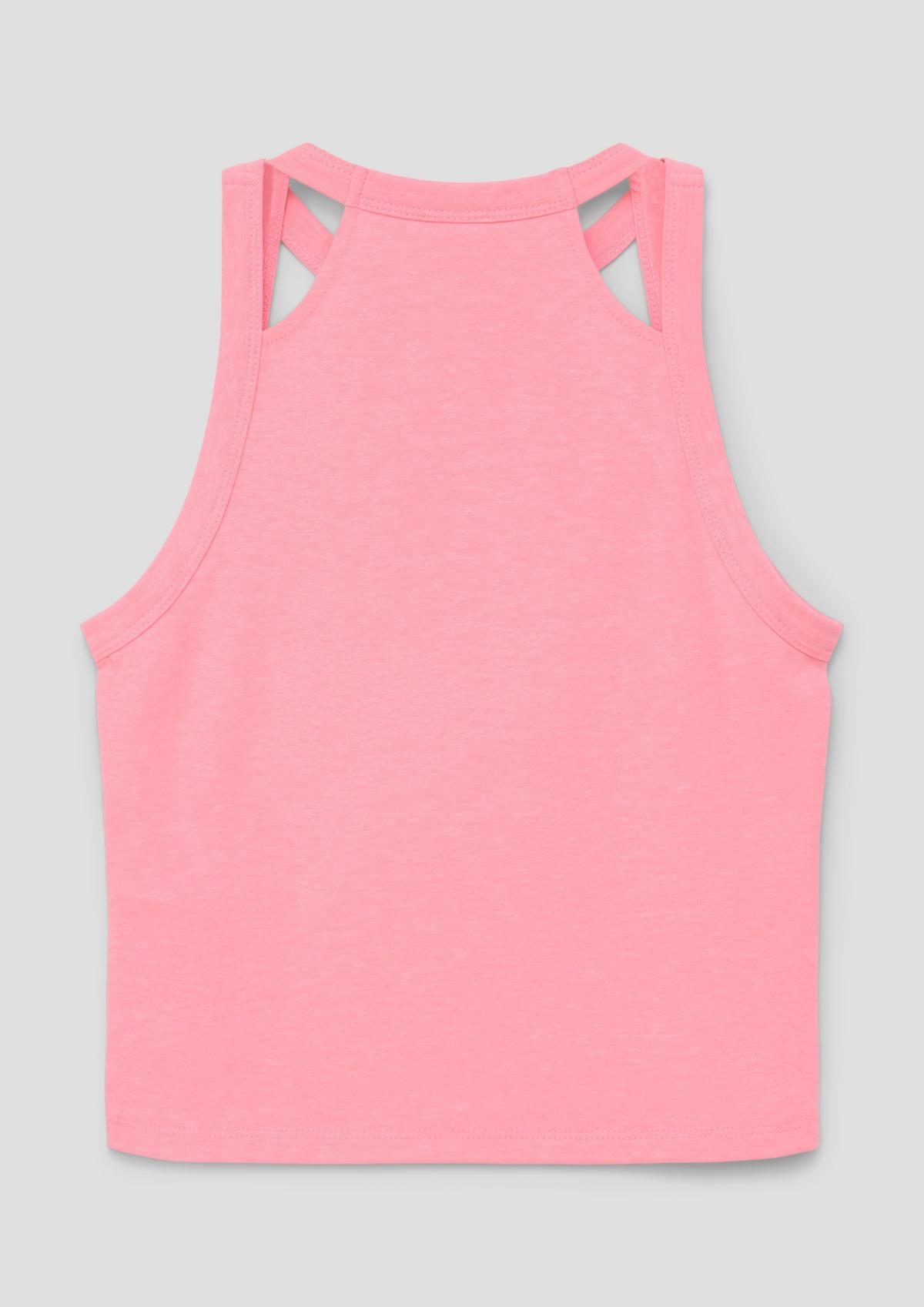 s.Oliver Sleeveless top with cut-out details