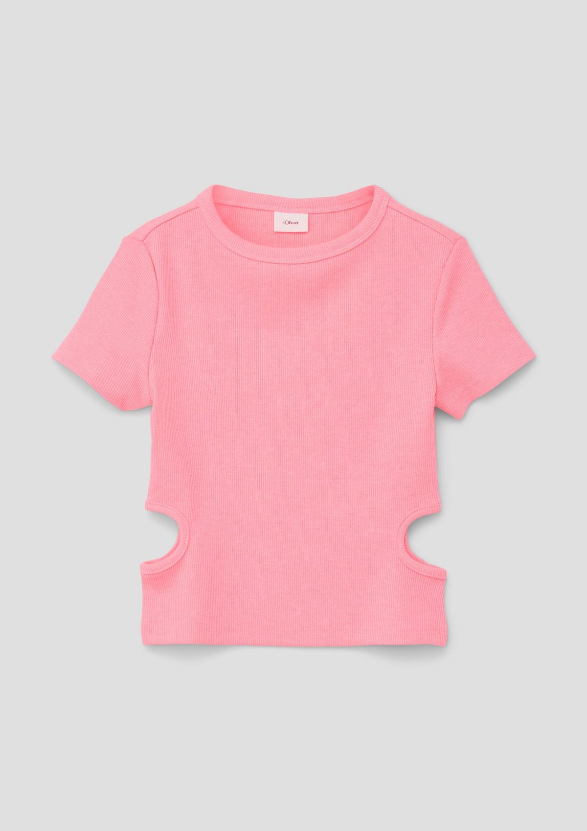 s.Oliver T-shirt with cut-out details