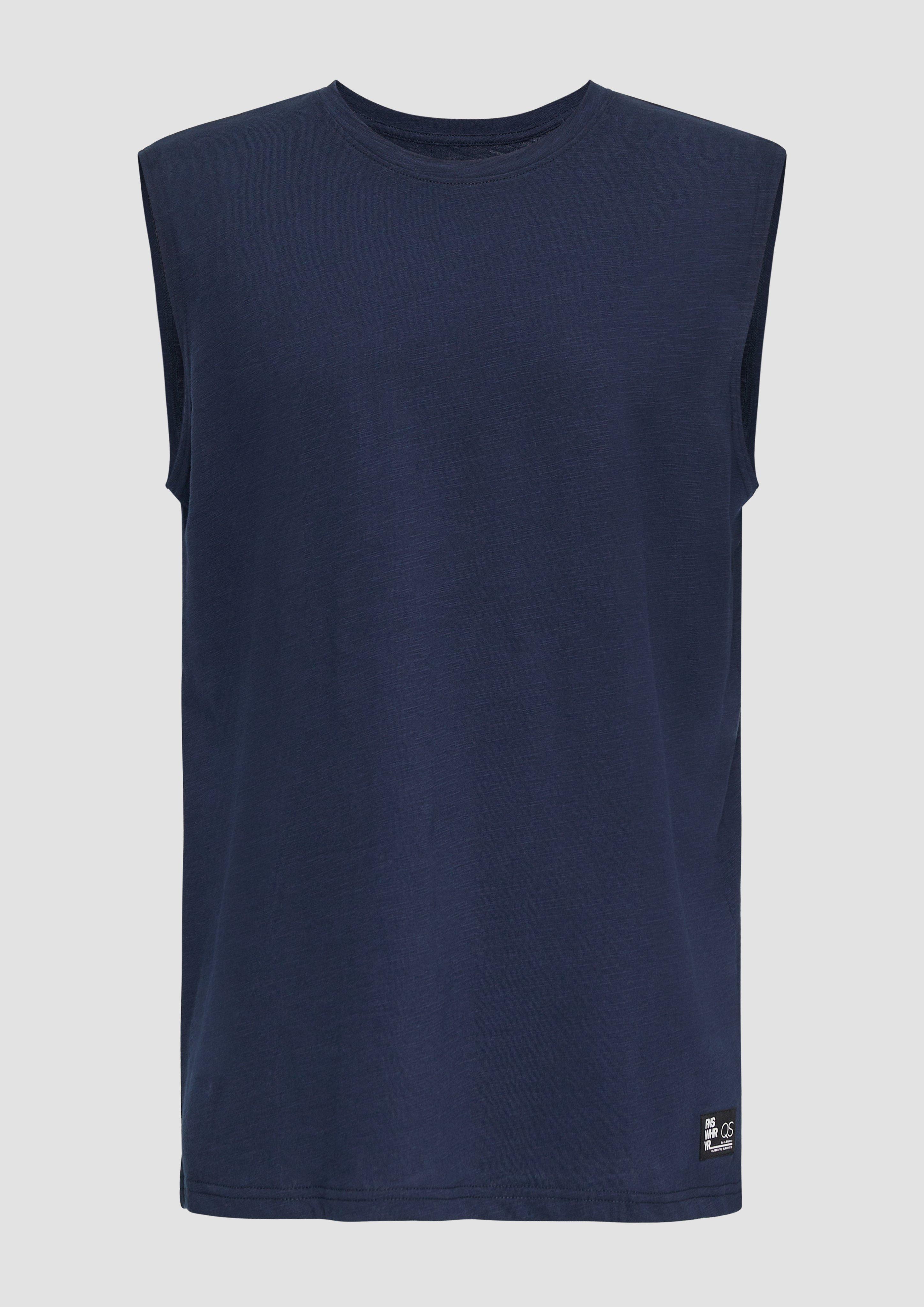 s.Oliver Ärmelloses Shirt aus reiner Baumwolle