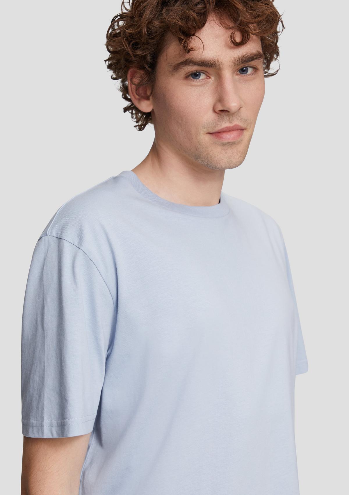 s.Oliver T-shirt bordé d’un liseré côtelé