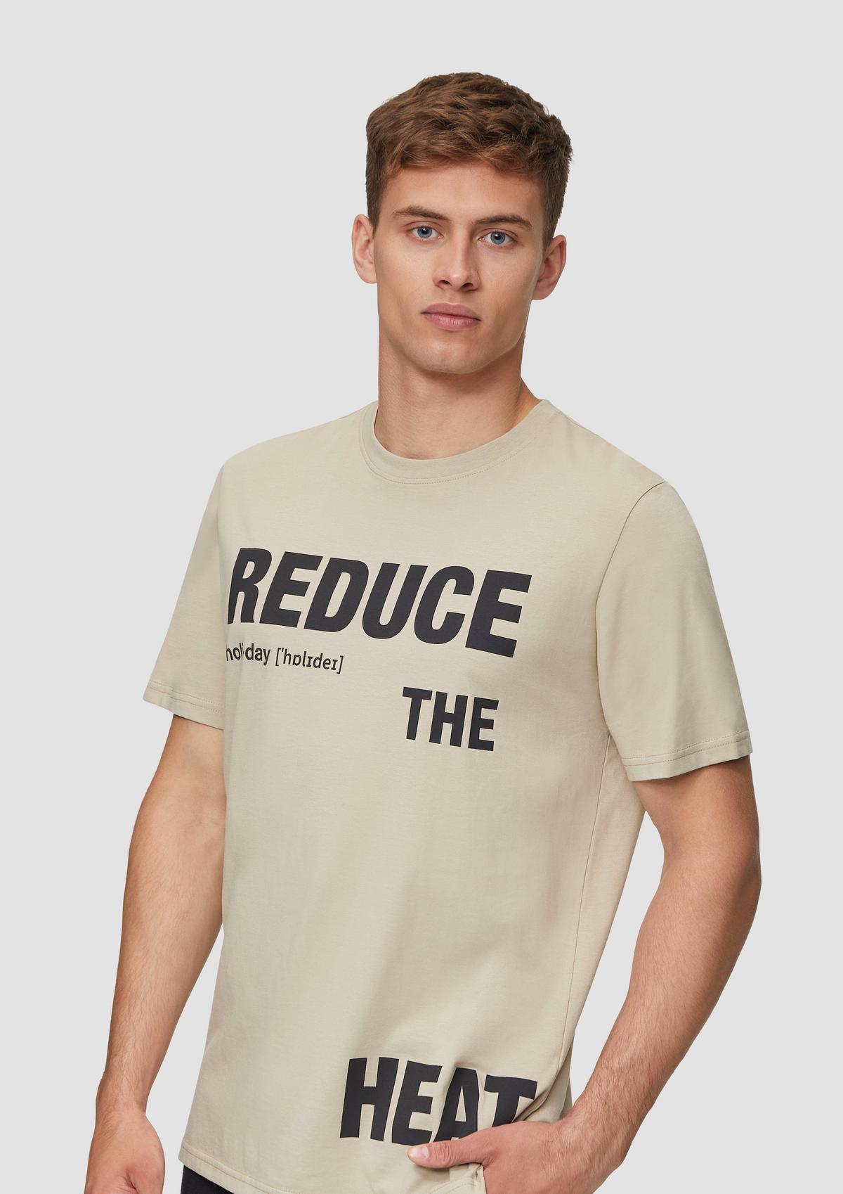 s.Oliver T-Shirt aus reiner Baumwolle mit Frontprint