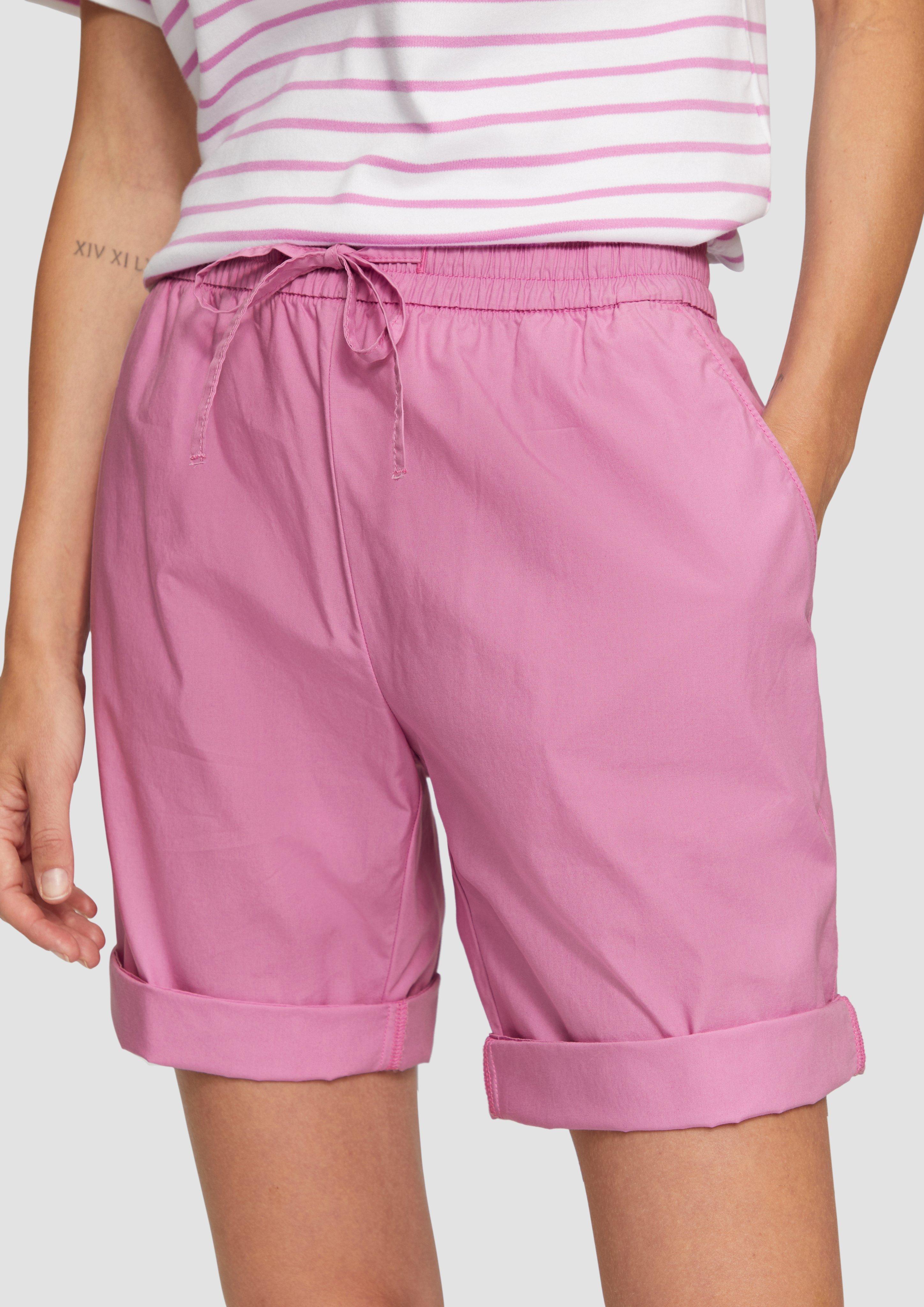 S.Oliver Leichte Shorts Mit Elastikbund – Regular Fit, Mit Angedeuteten Taschen Für Lässigen Komfort