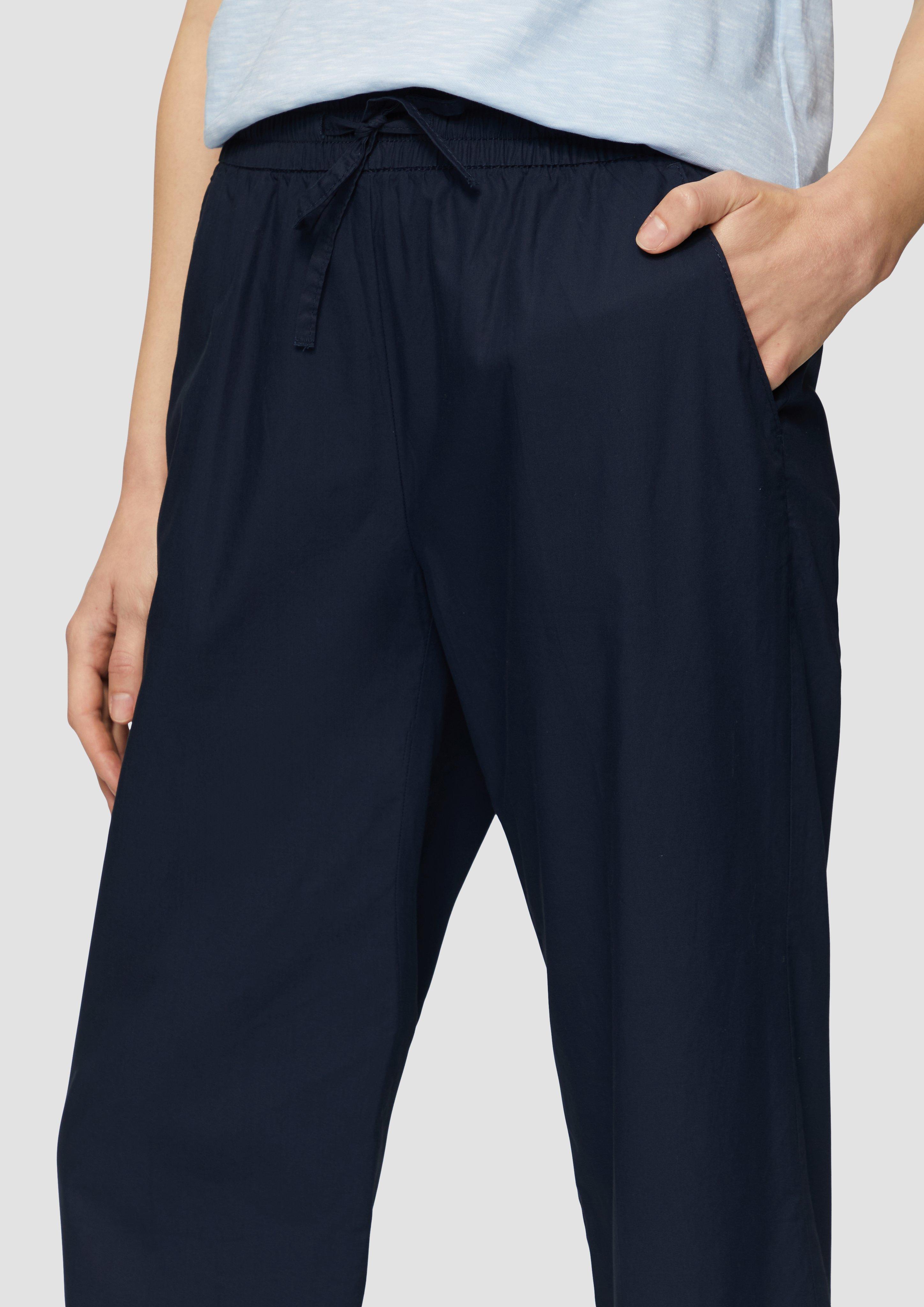 Hose aus Baumwolle mit Tunnelzug - rosa | s.Oliver 