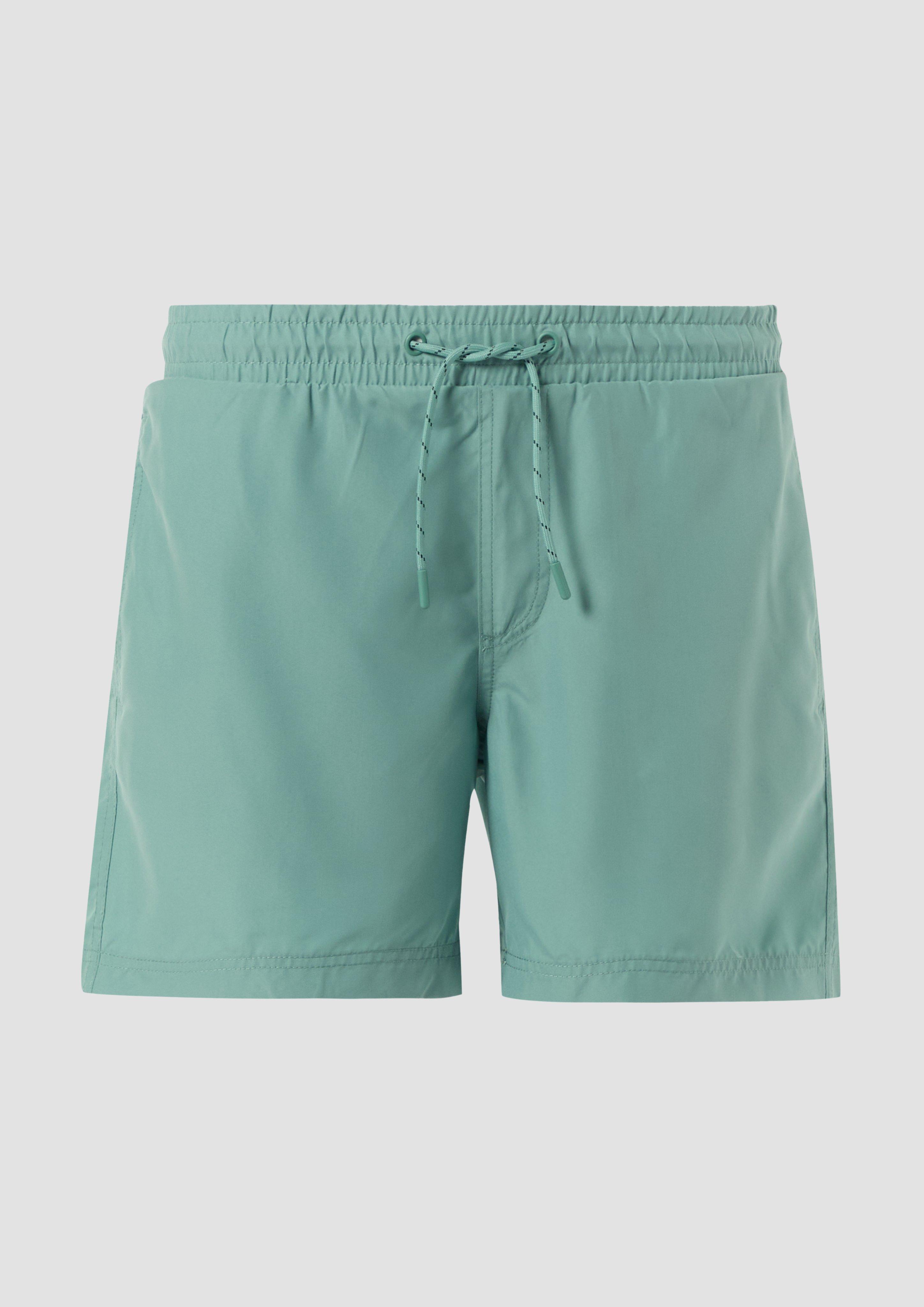 QS - Badeshorts mit Eingrifftaschen, Herren, türkis