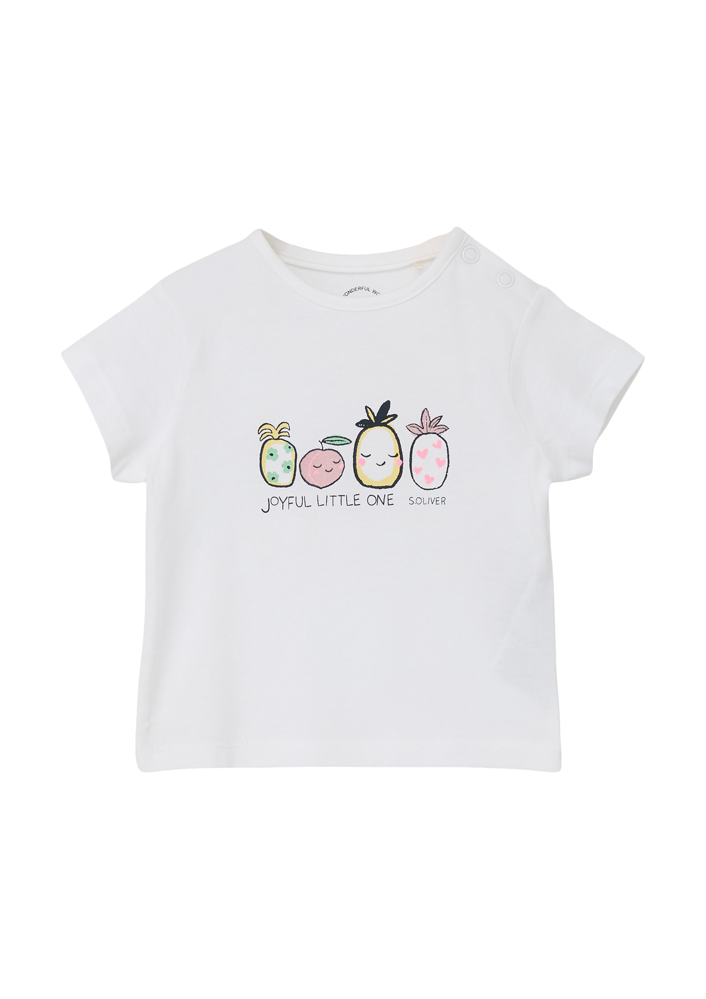 s.Oliver - T-Shirt mit Frontprint, Babys, weiß