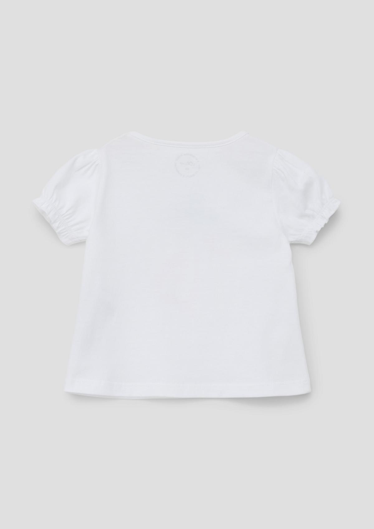 s.Oliver T-Shirt mit Applikation und Glitzer-Print