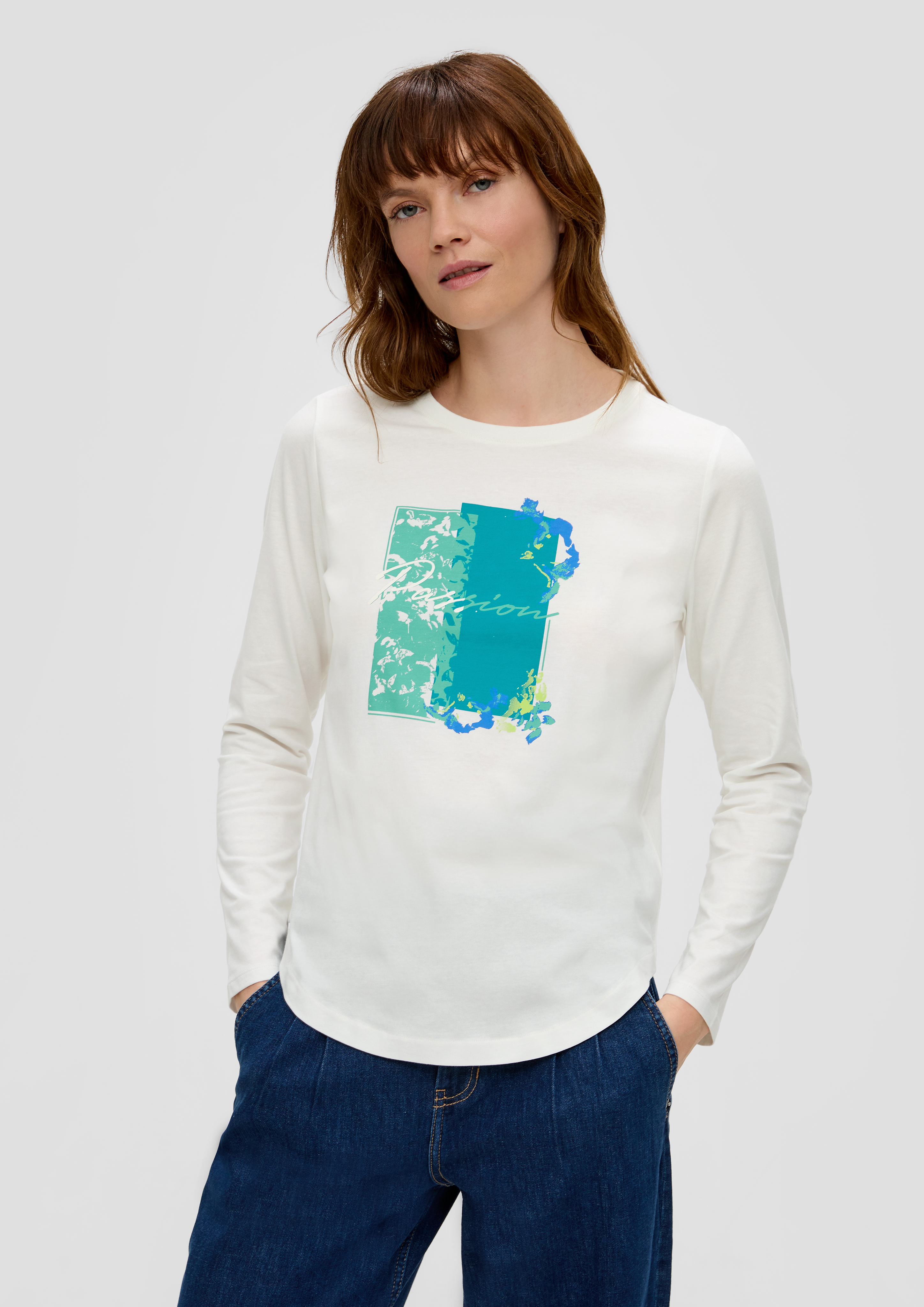 S.Oliver Longsleeve mit Frontprint