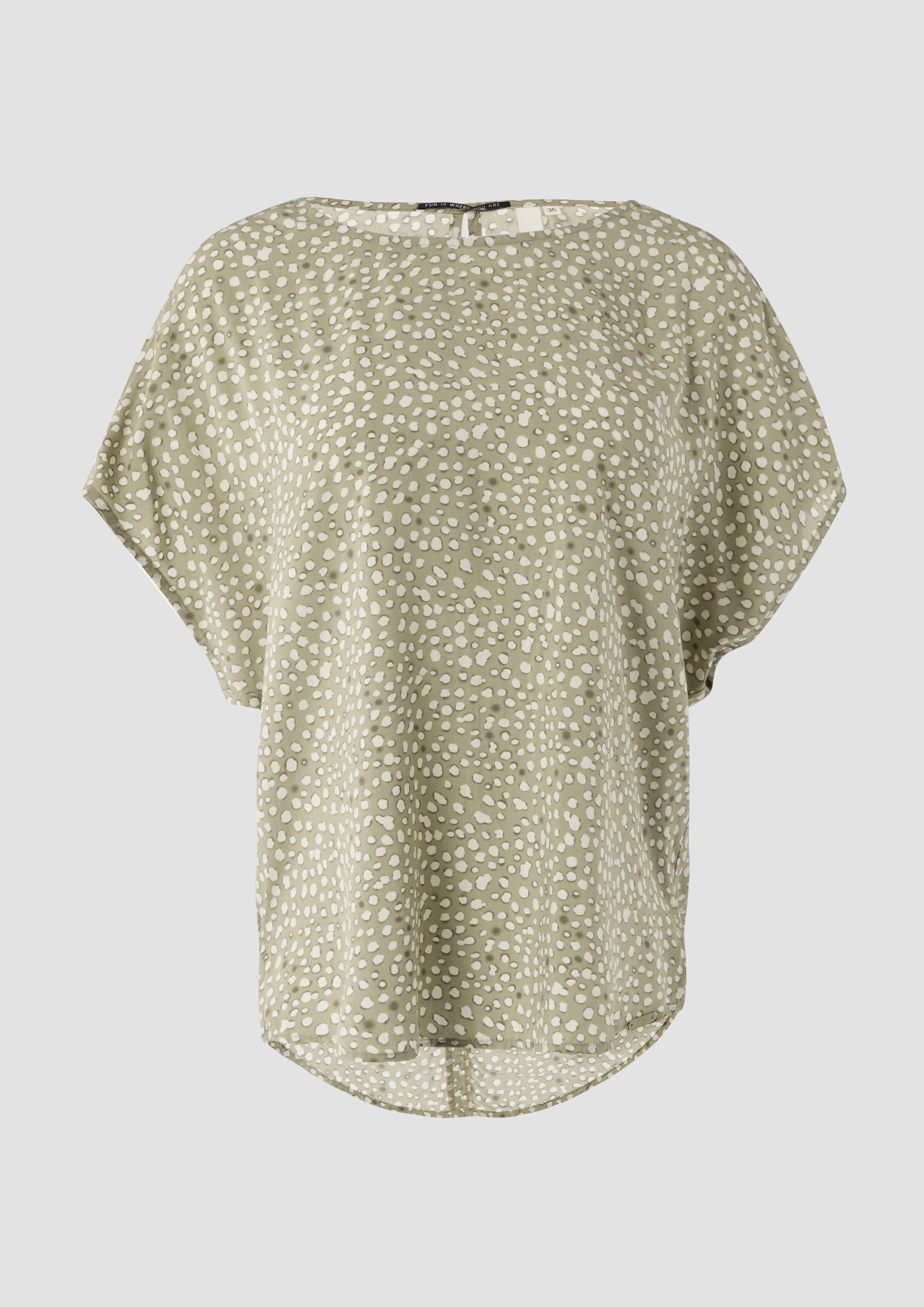 Thumbnail - QS - Oversize-Bluse aus Viskose, Damen, Grün