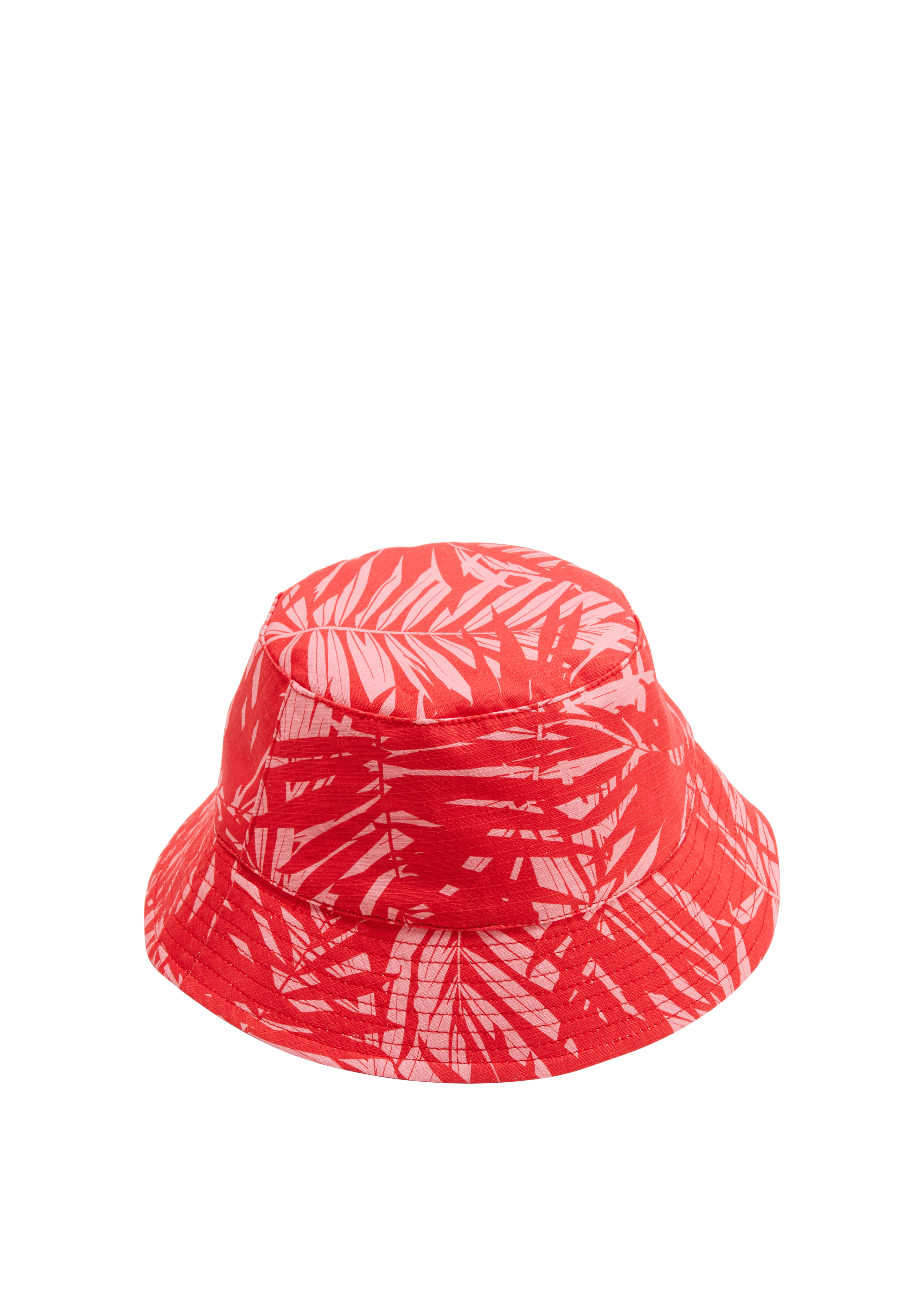 s.Oliver - Bucket Hat mit All-over-Print, Herren, rot