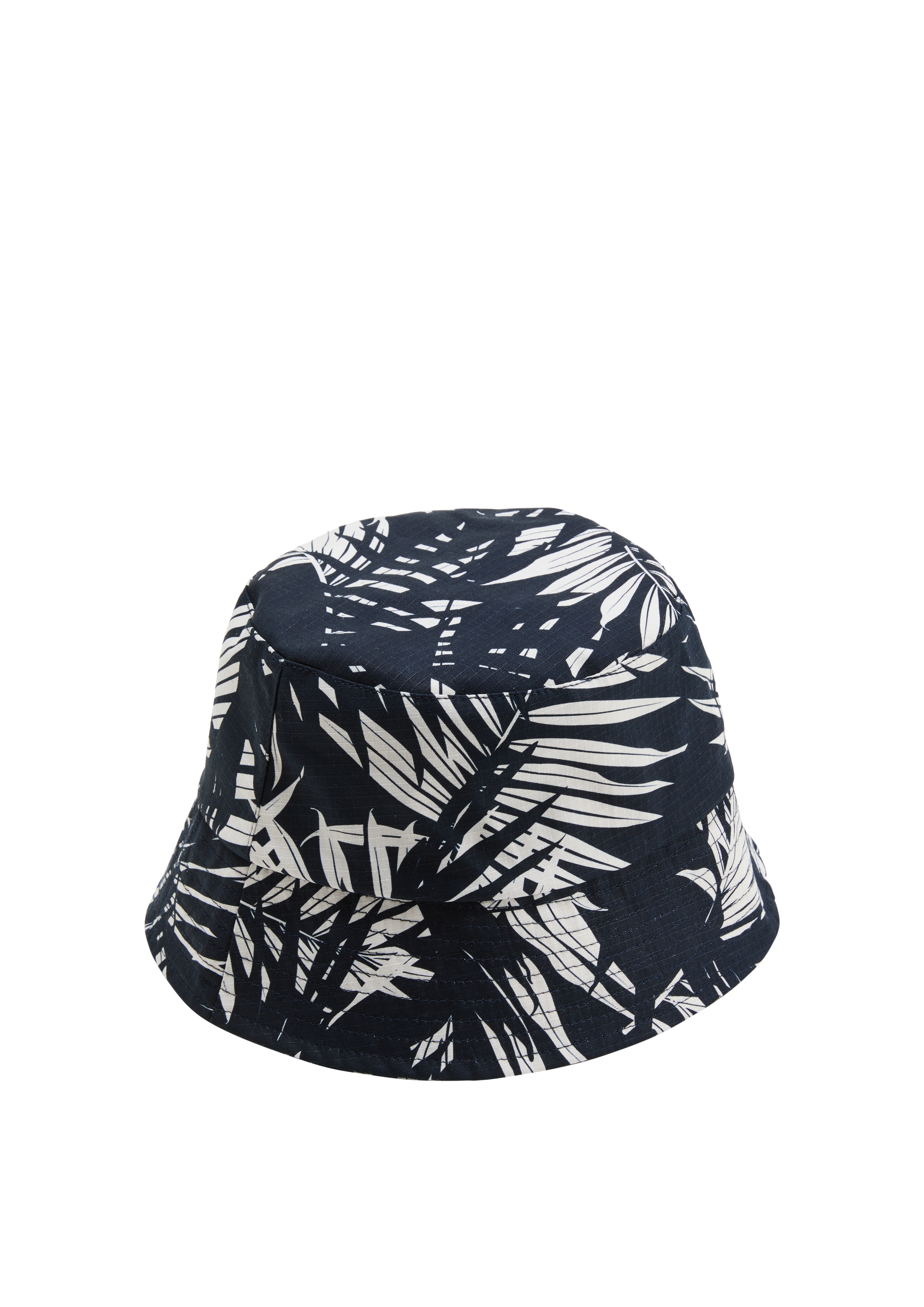 s.Oliver - Bucket Hat mit All-over-Print, Herren, blau