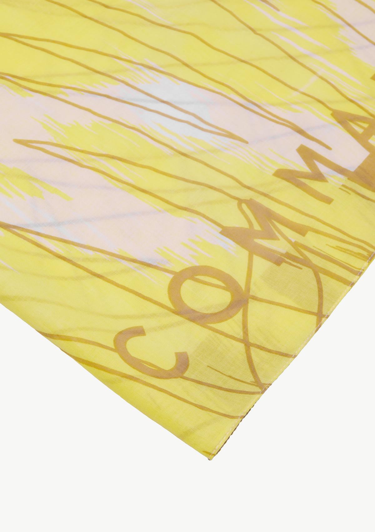 comma Loop-Schal mit floralem Muster aus Baumwolle