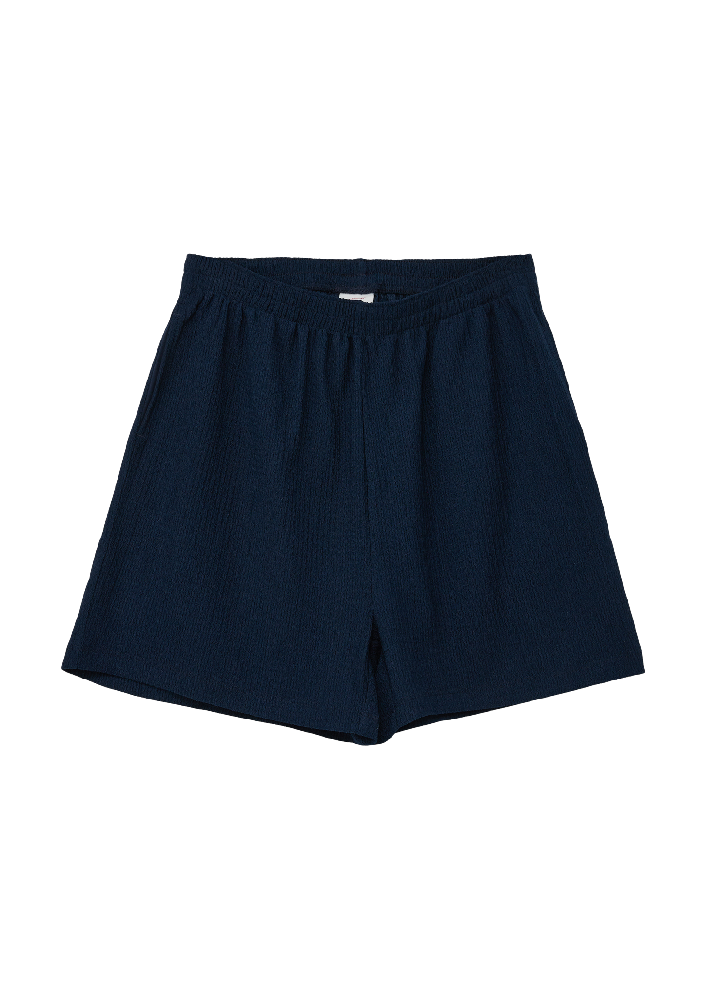 s.Oliver - Shorts mit Crêpe-Struktur, Mädchen, blau