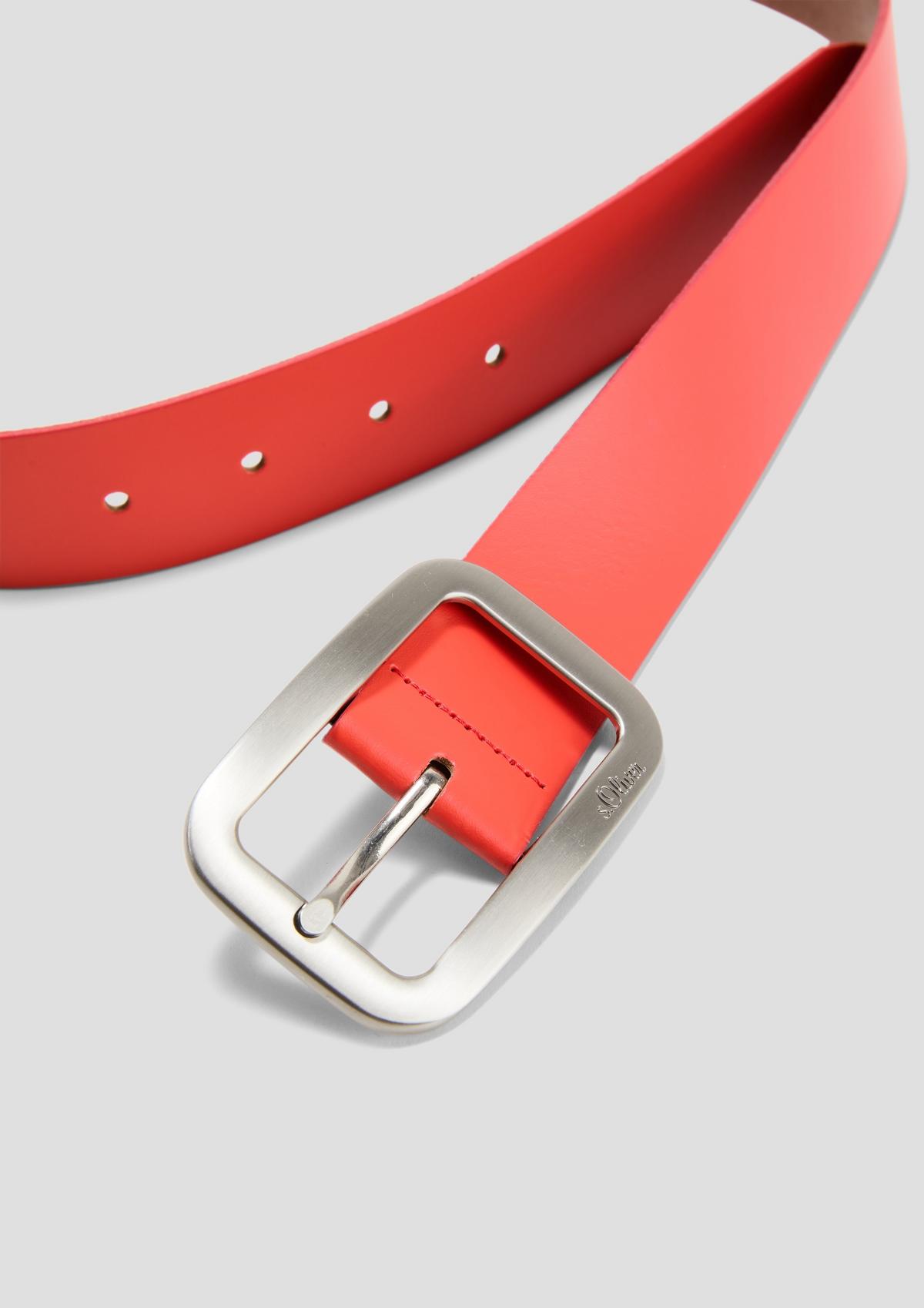 s.Oliver Leather cinch belt