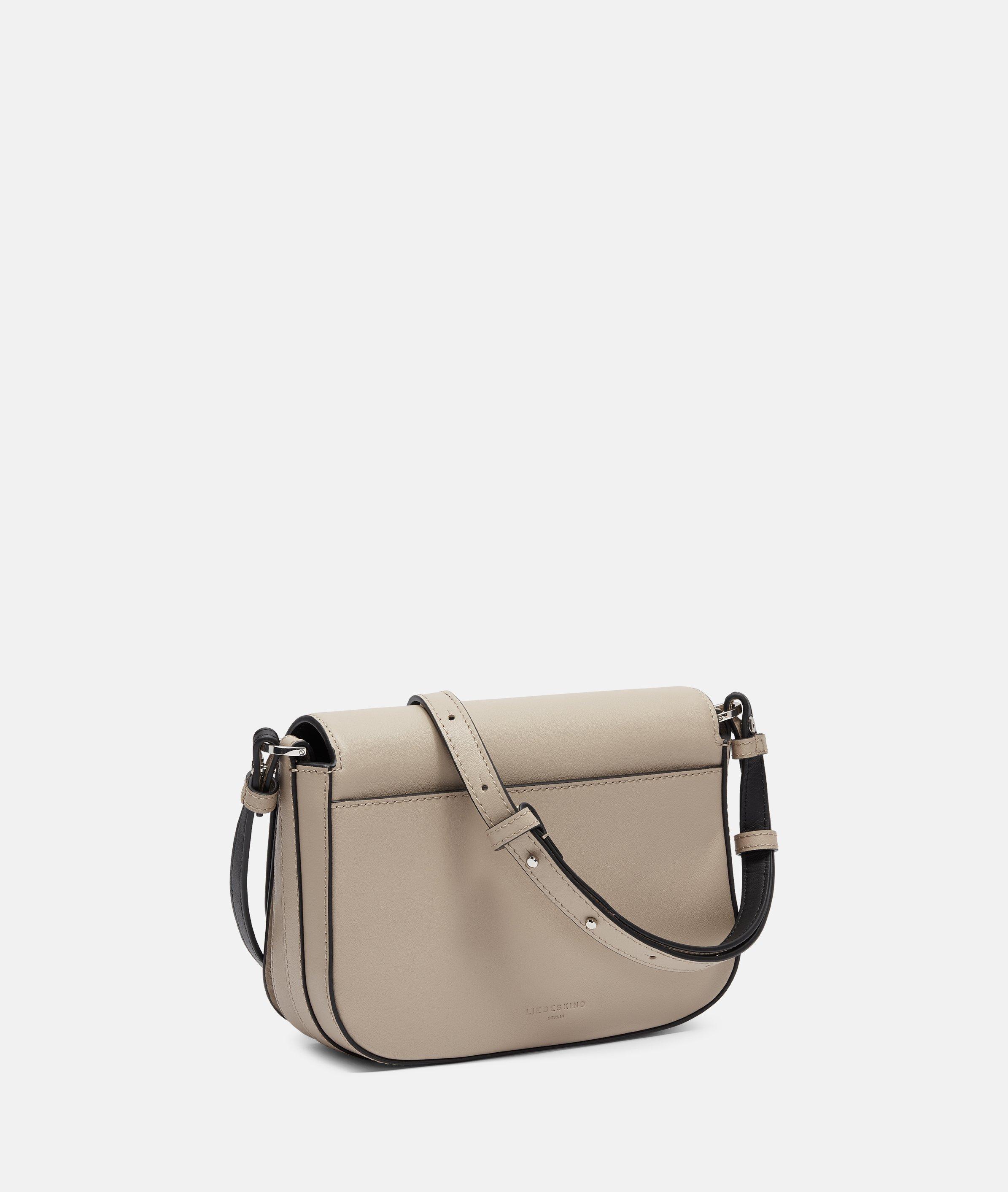 Thumbnail - Liebeskind Berlin - Geräumige Crossbody-Bag aus Nappaleder -  Beige