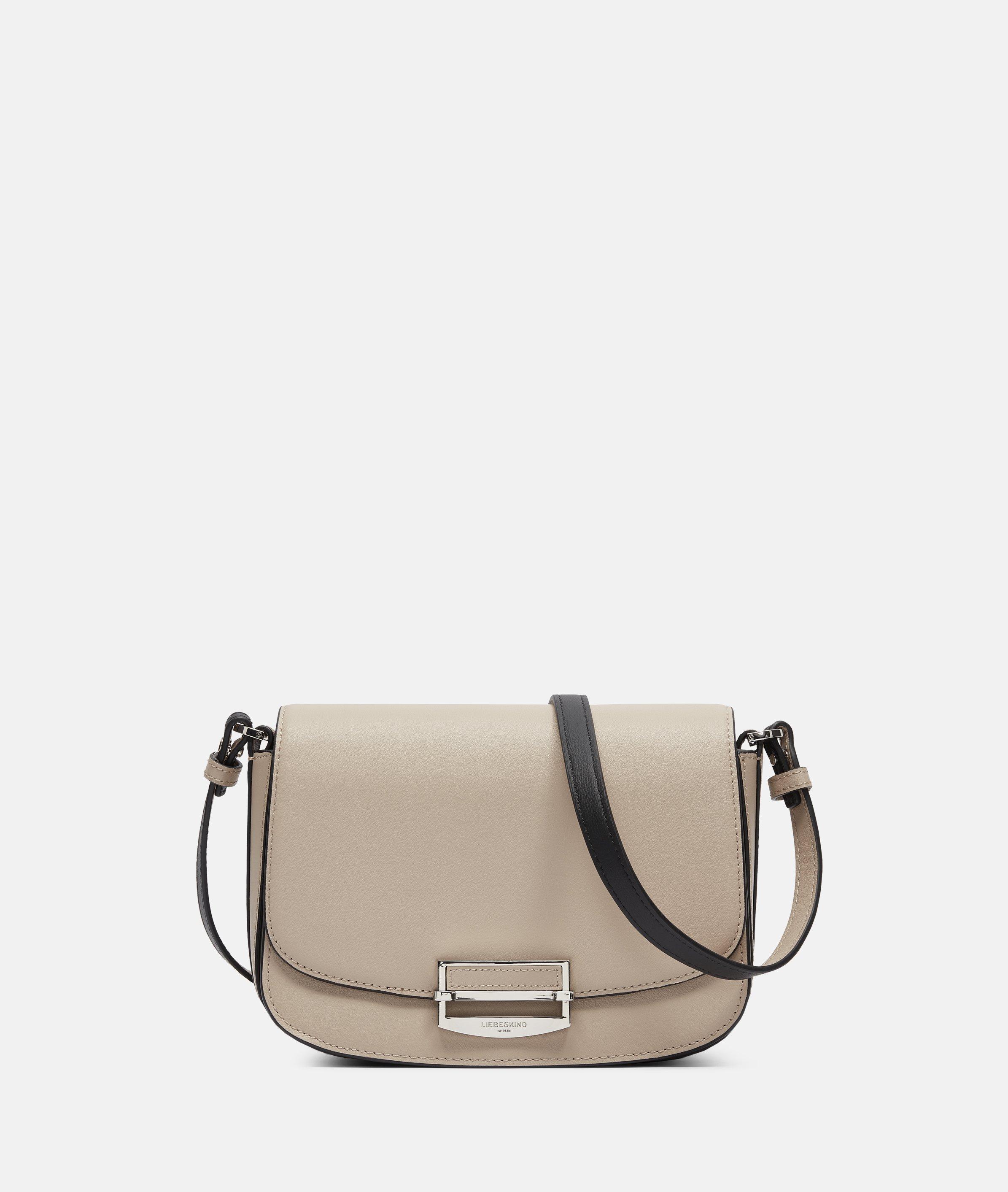 Liebeskind Berlin - Geräumige Crossbody-Bag aus Nappaleder -  Beige